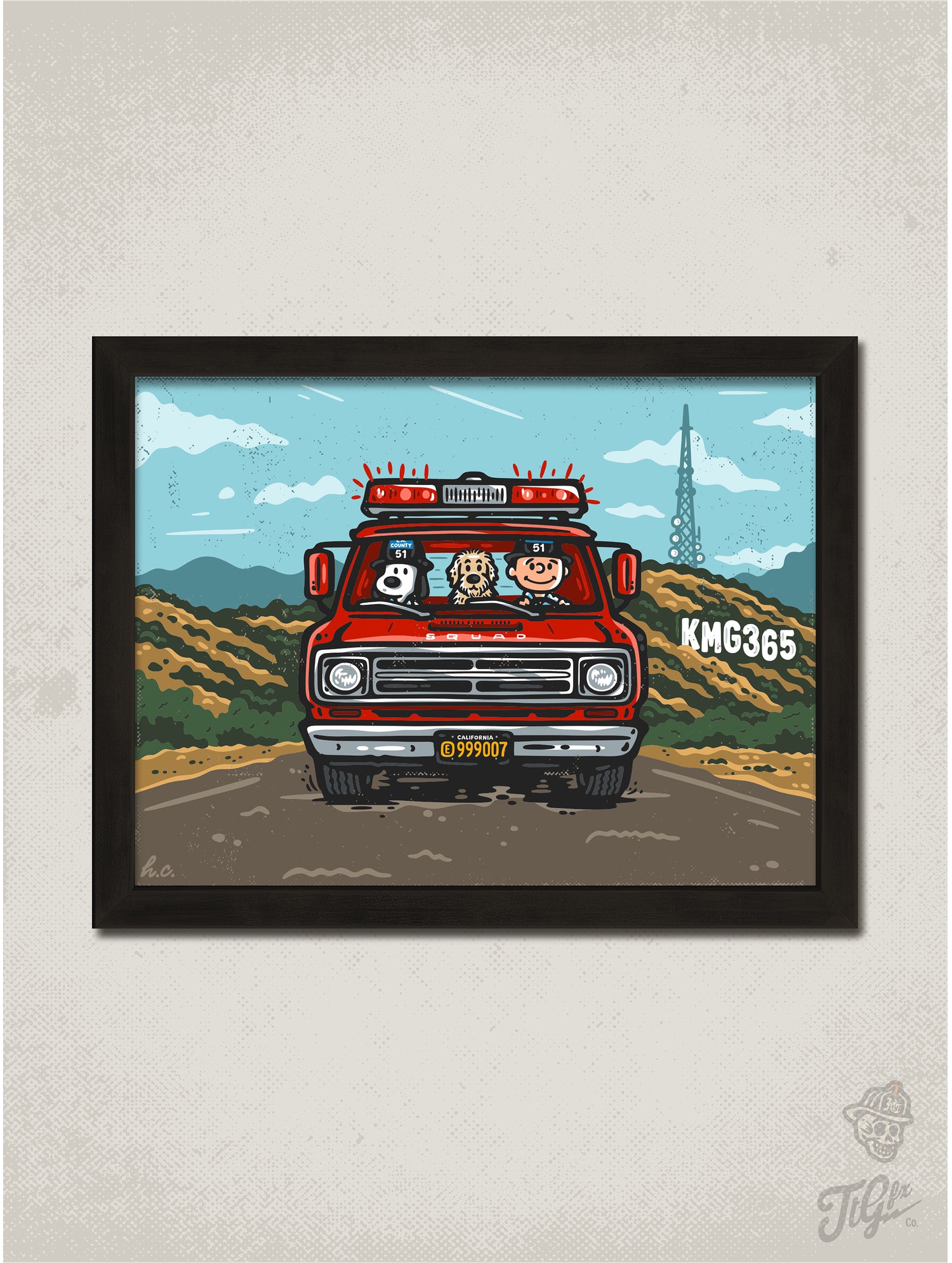 Boot, Chuck &amp; Snoop LA Squad Co. 51 Print