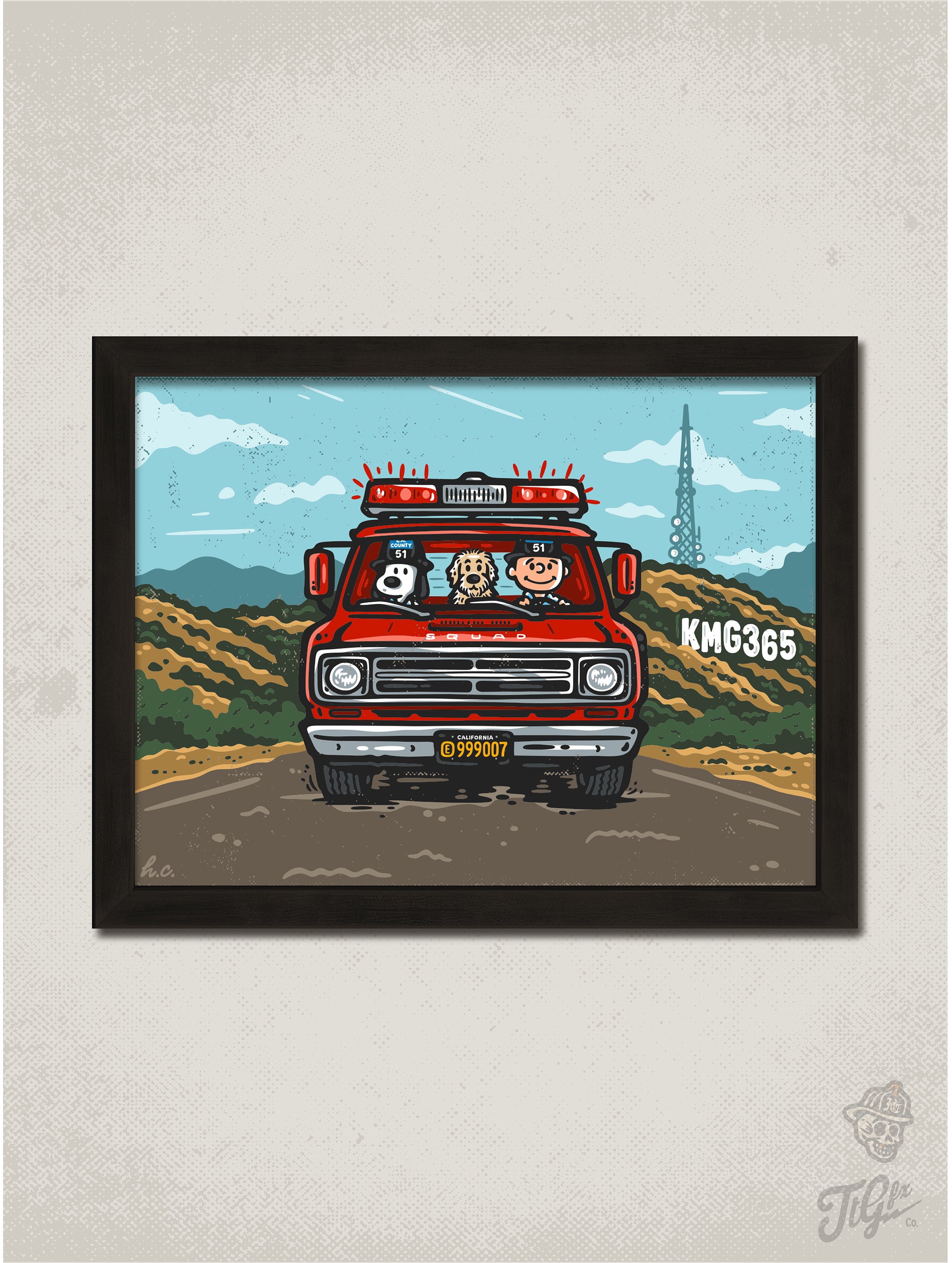 Boot, Chuck & Snoop LA Squad Co. 51 Print