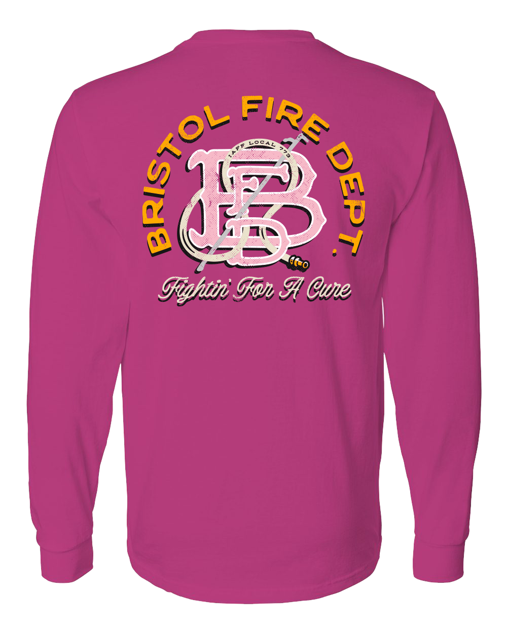 Bristol Fire '24 Breast Cancer Pink Long Sleeve