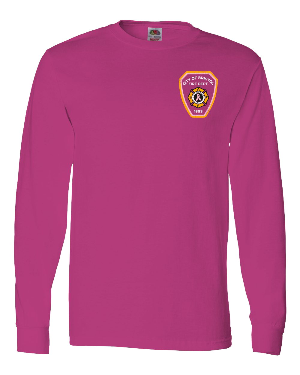 Bristol Fire '24 Breast Cancer Pink Long Sleeve
