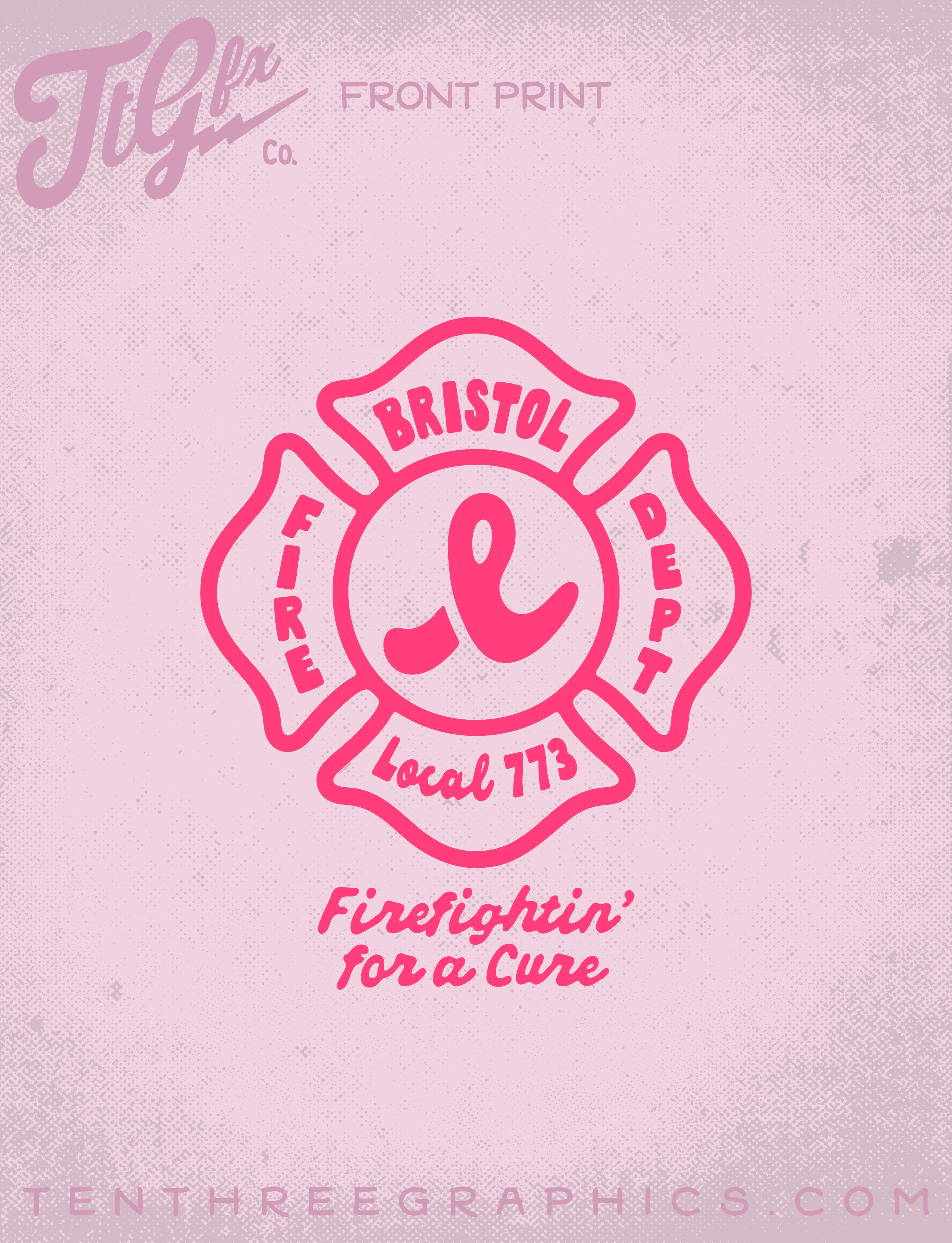 Bristol Fire '25 Pink Hoodie
