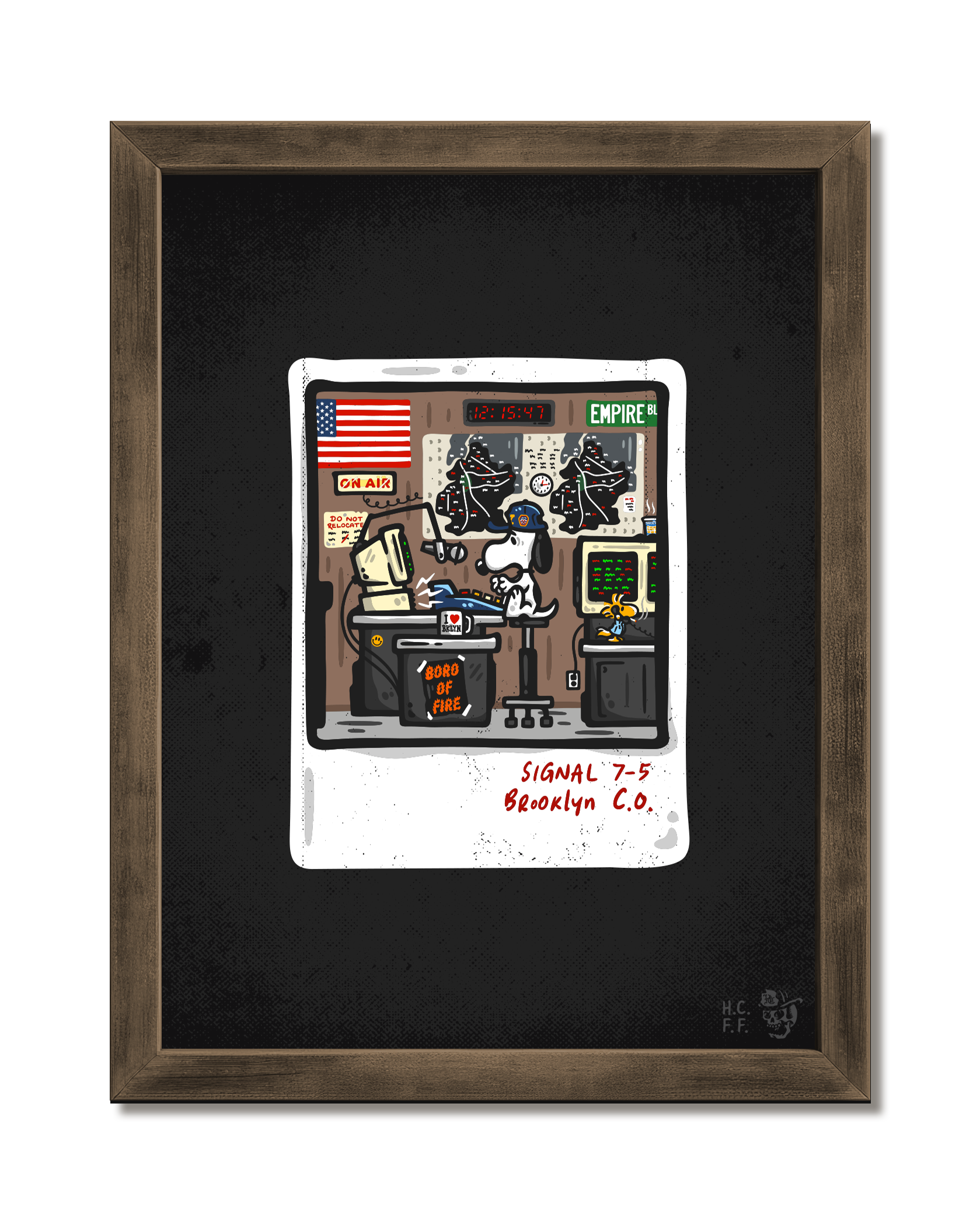 Brooklyn Fire Radio Print