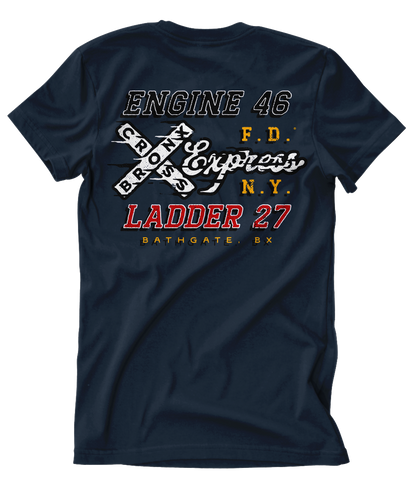 FDNY® E46 L27 &quot;Cross Bronx Express&quot; Tee