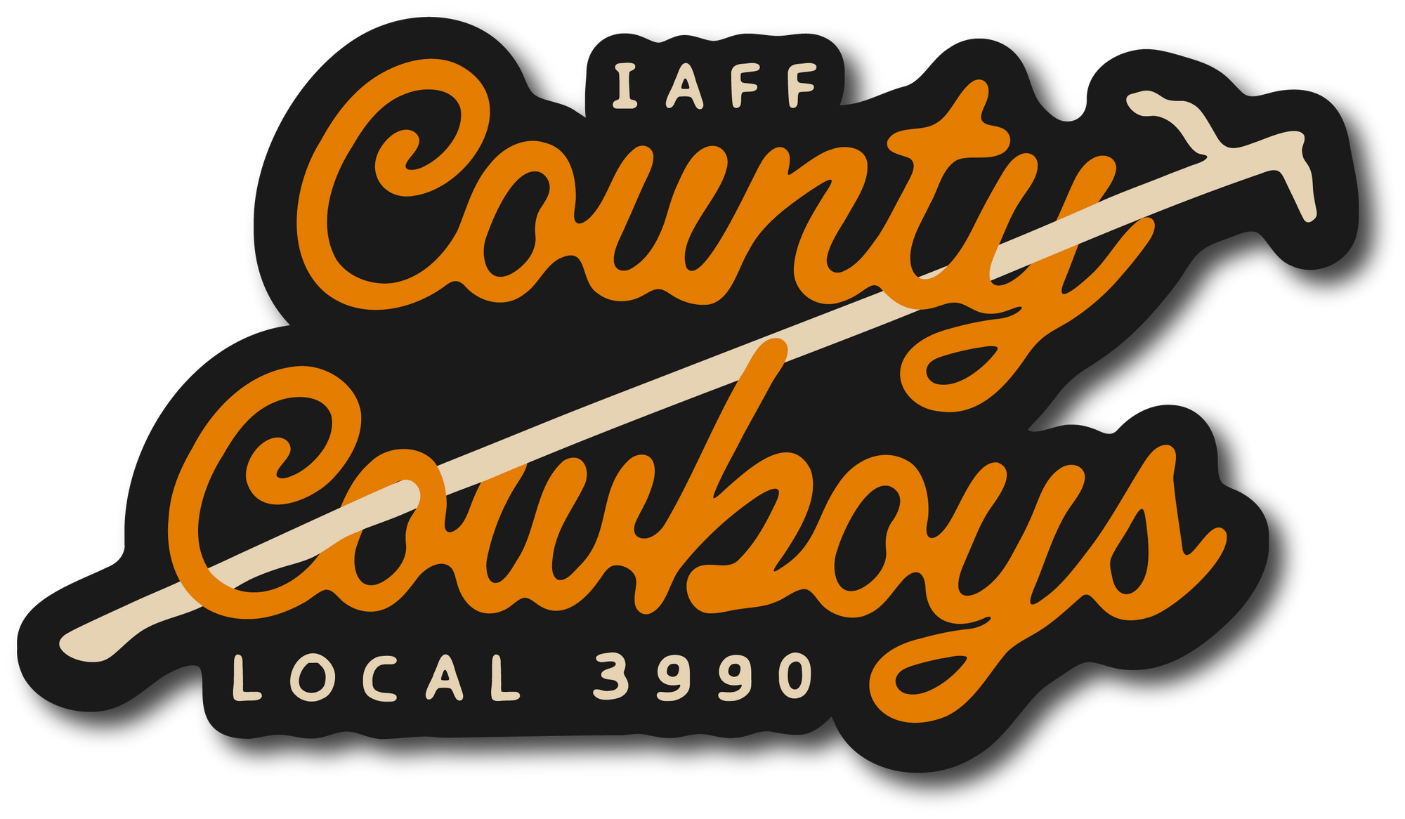 Local 3990 "County Cowboys" Decal