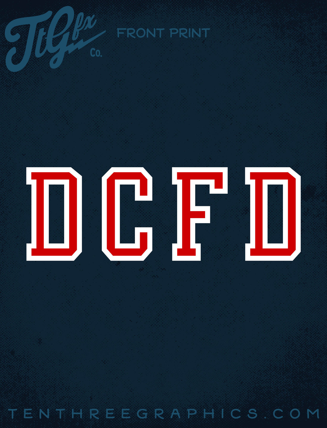 DCFD Retro Tee