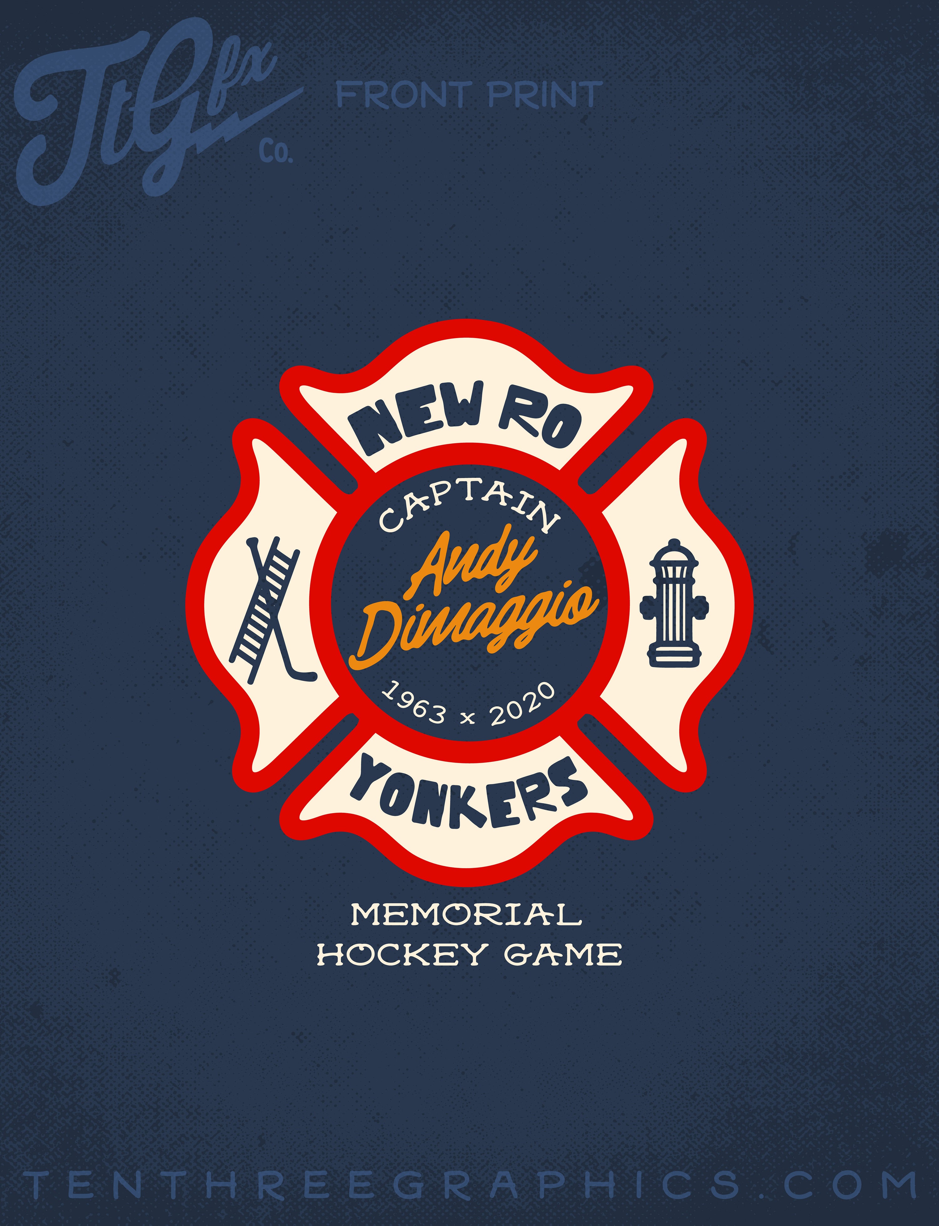 NRFD Capt. Andy DiMaggio '26 Memorial Hockey Game Tee