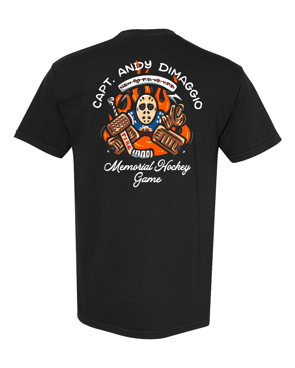 New Rochelle FD Capt. Andy DiMaggio Memorial Hockey Game Tee