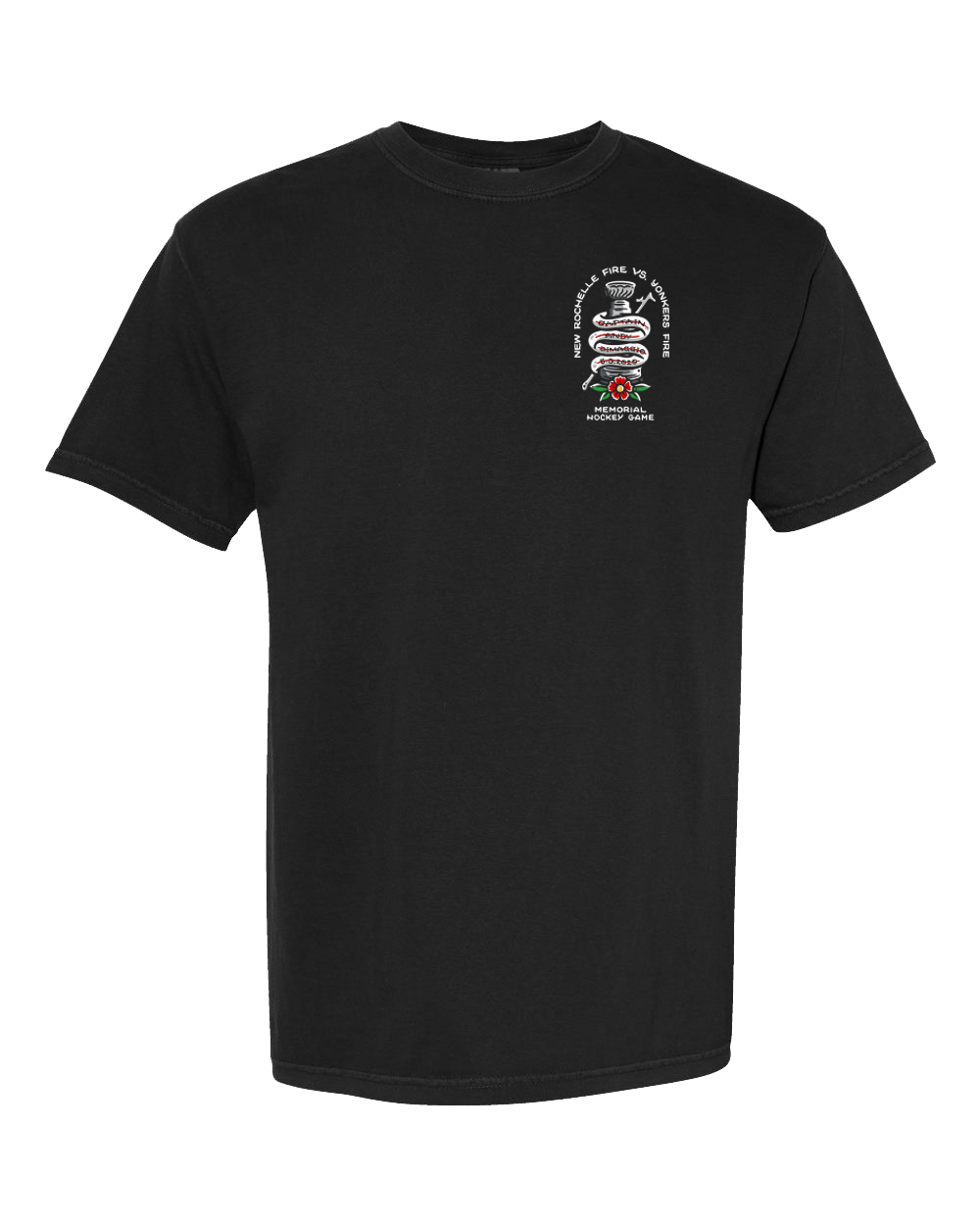 New Rochelle FD Capt. Andy DiMaggio Memorial Hockey Game Tee