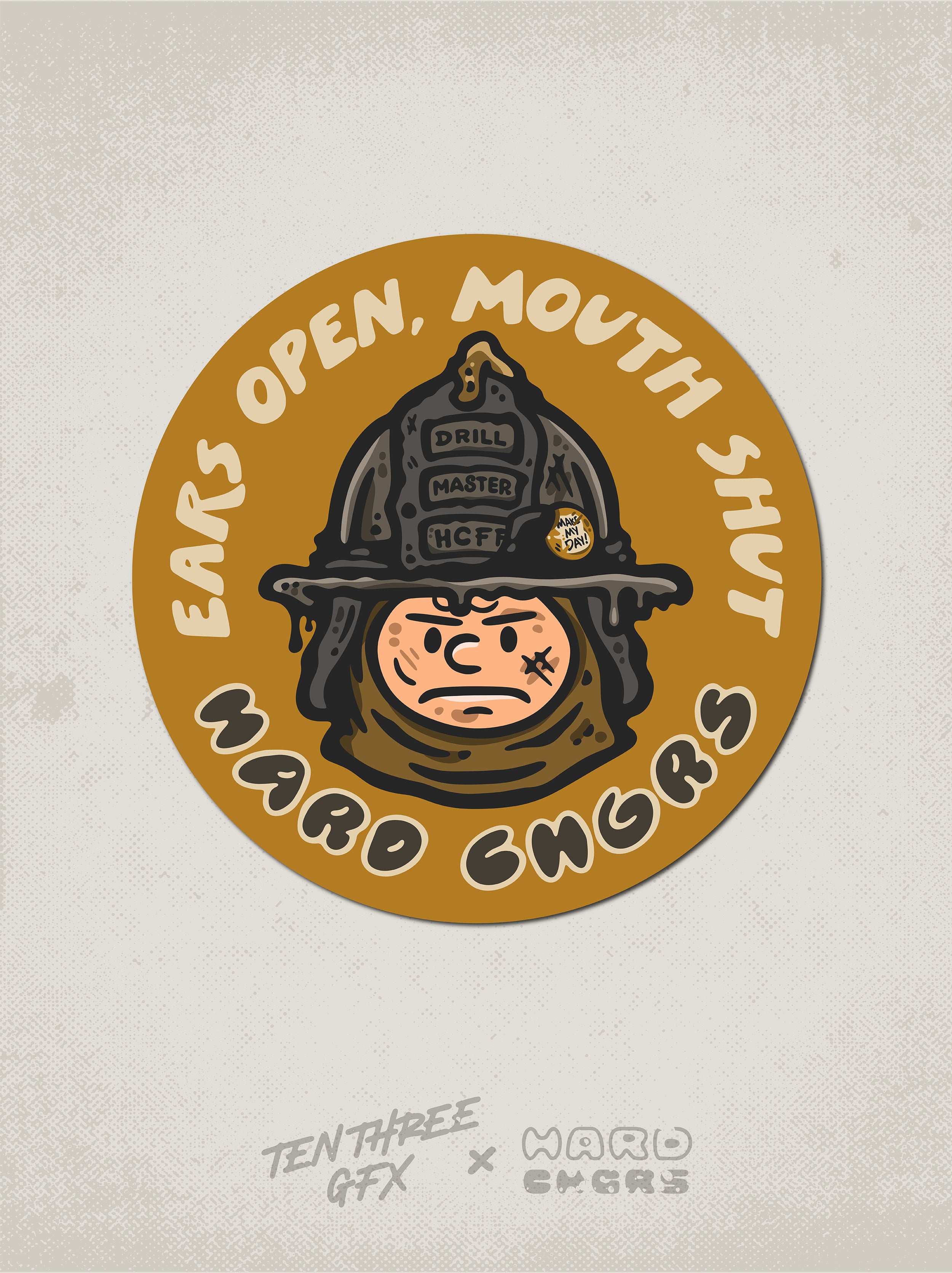 Ears Open Mouth Shut Decal