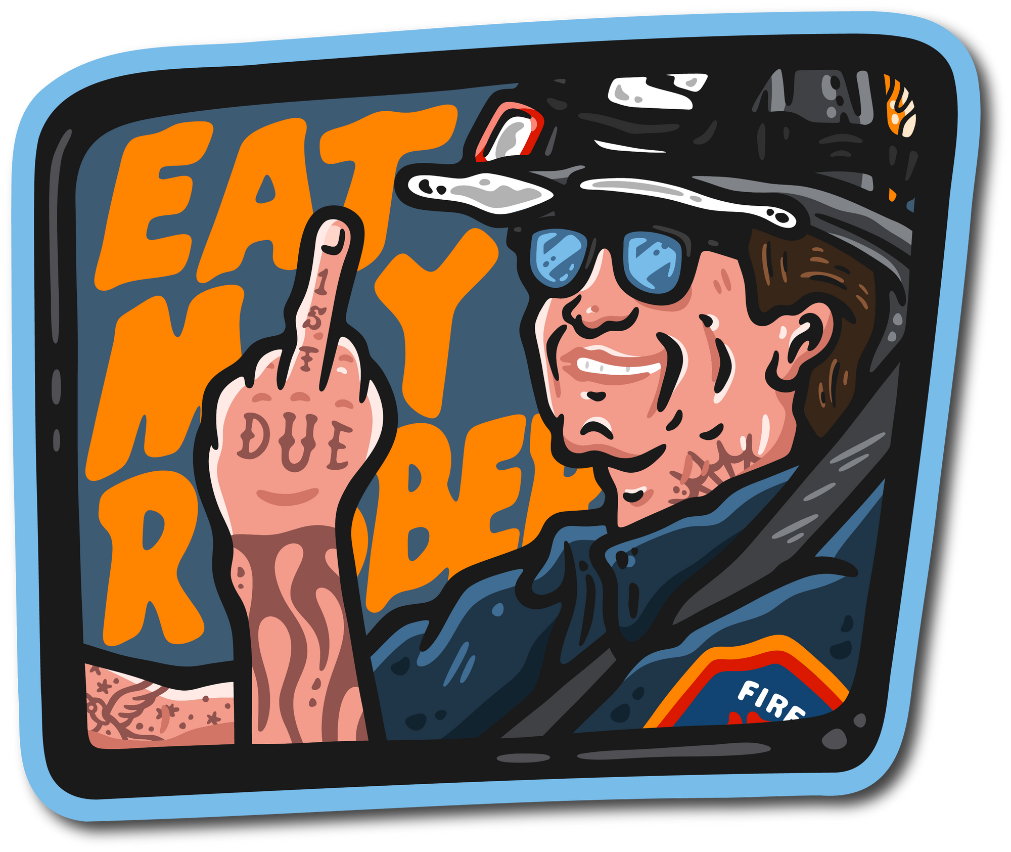Eat My Rubber Decal (Dec. '24)