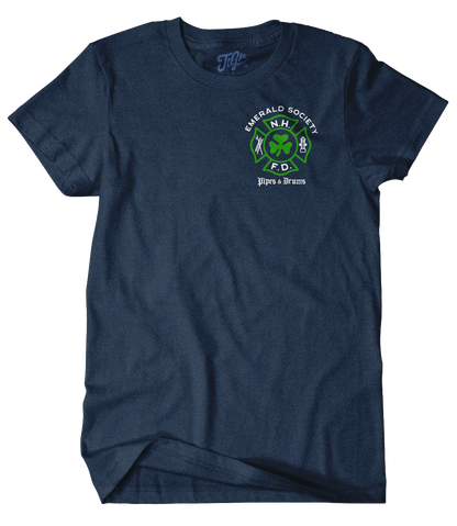 New Haven Emerald Society Pipes &amp; Drums Tee