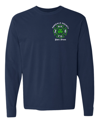 New Haven Emerald Society Pipes &amp; Drums Long Sleeve
