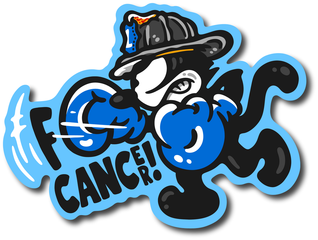 F Cancer Mens Decal