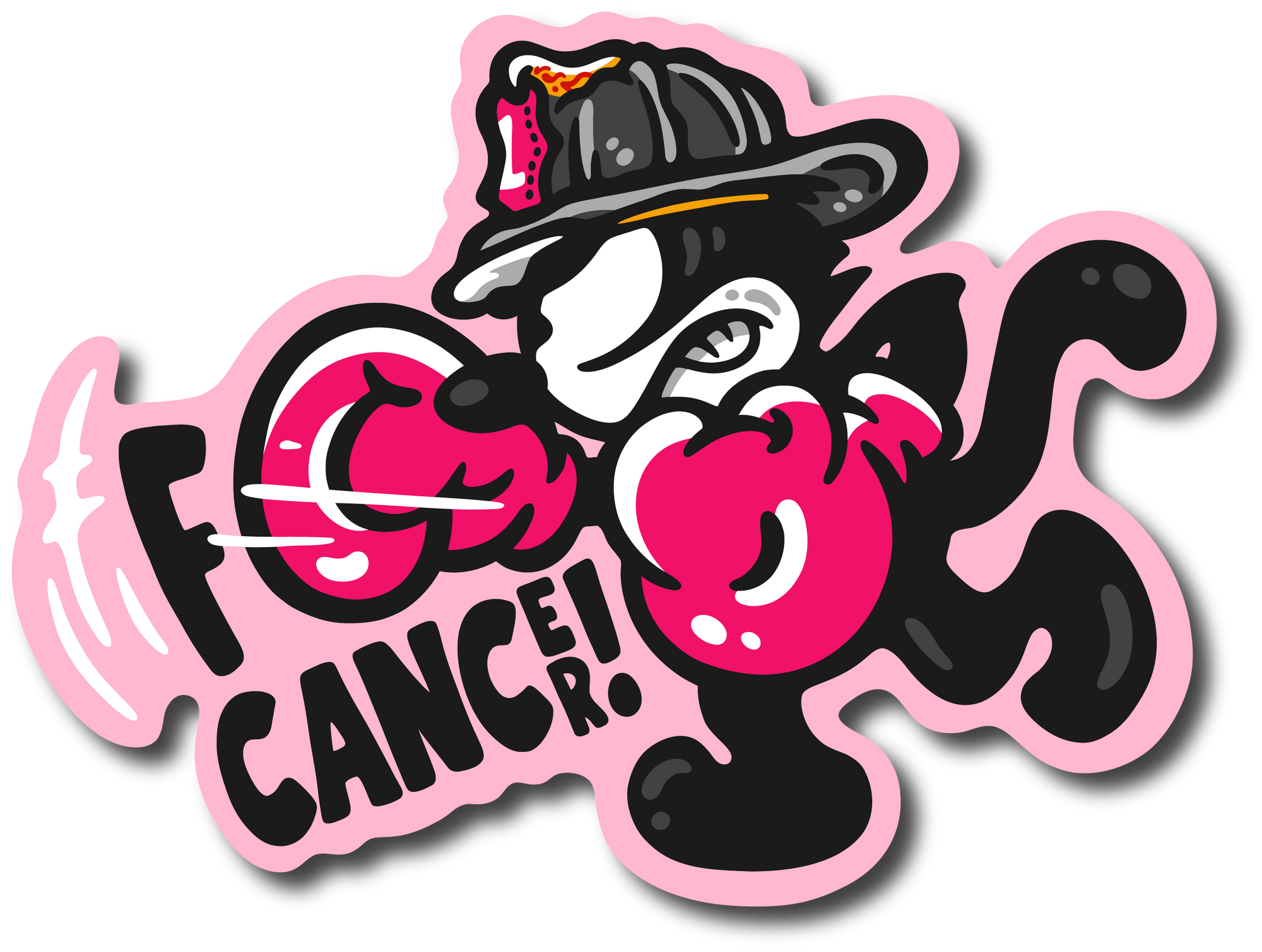 F Cancer Ladies Decal