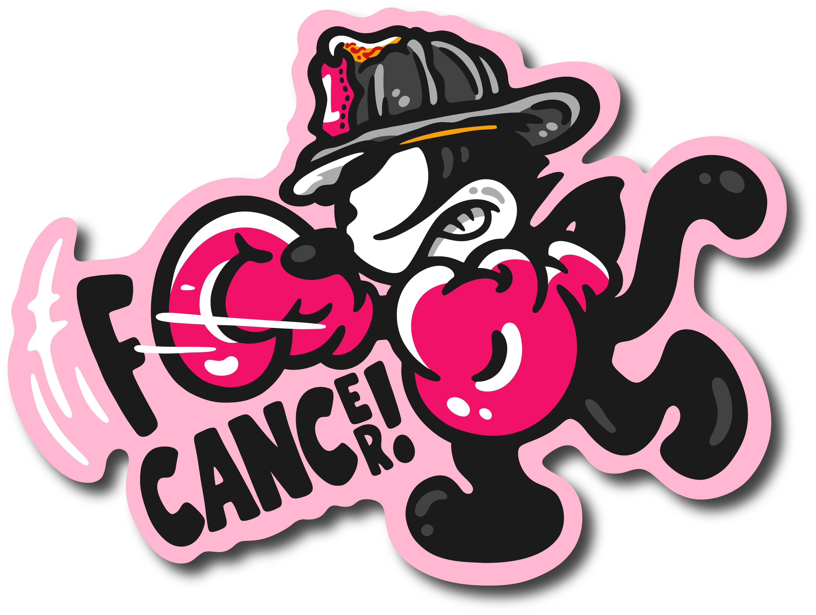 F Cancer Ladies Decal