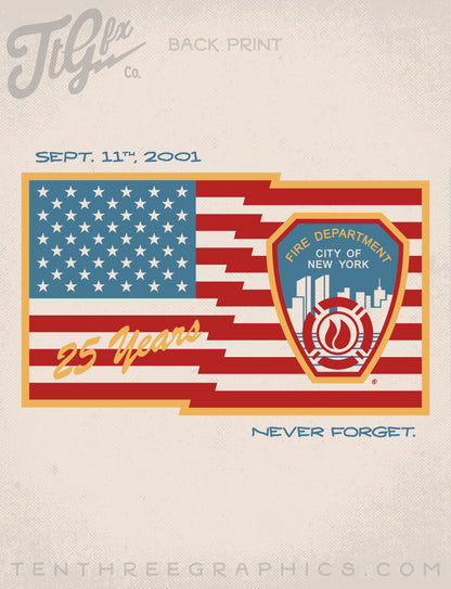 FDNY 9.11 25th Anniversary Hoodie