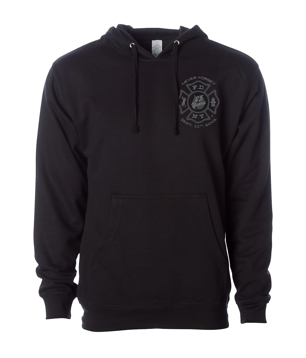 FDNY 9.11 25th Anniversary Subdued Hoodie