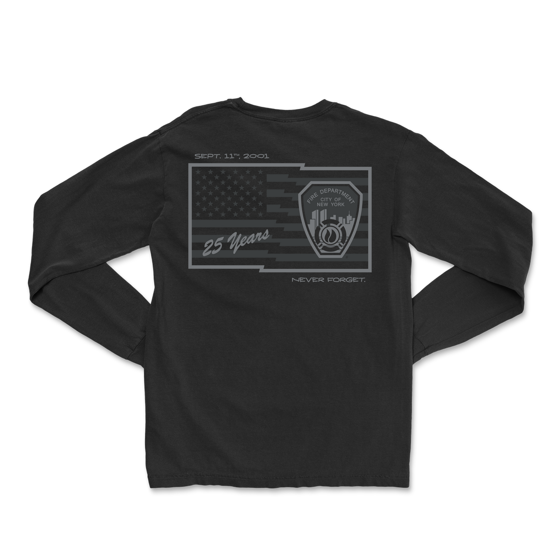 FDNY 9.11 25th Anniversary Subdued Long Sleeve