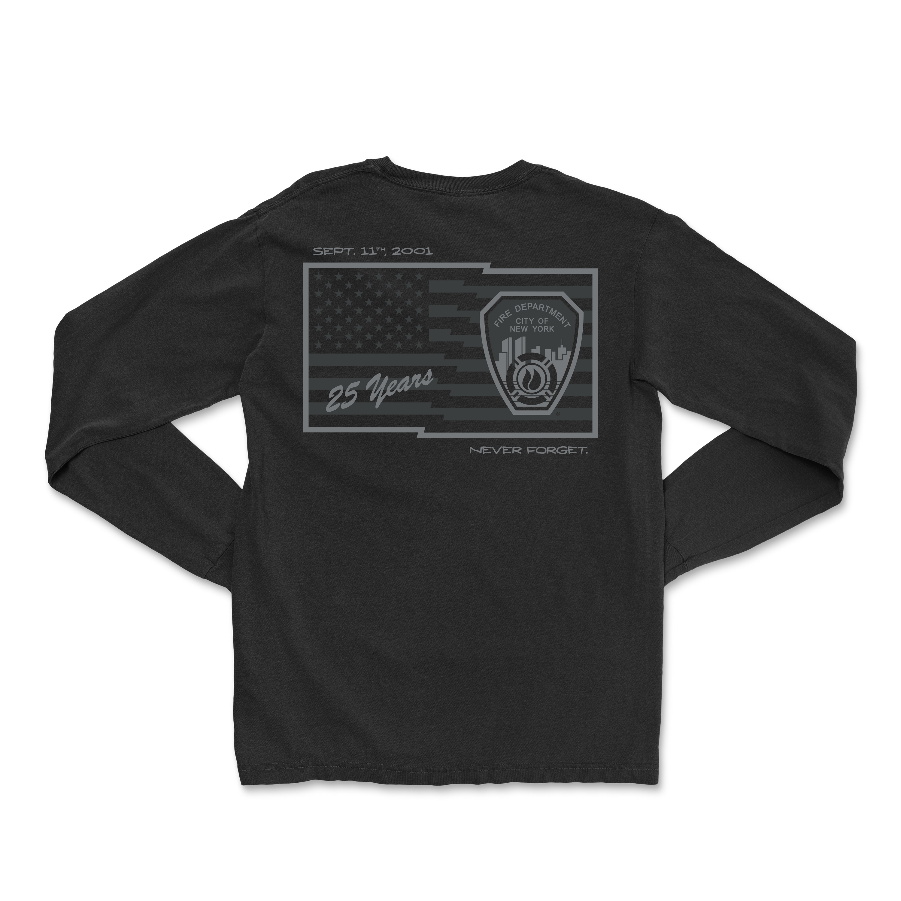 FDNY 9.11 25th Anniversary Subdued Long Sleeve