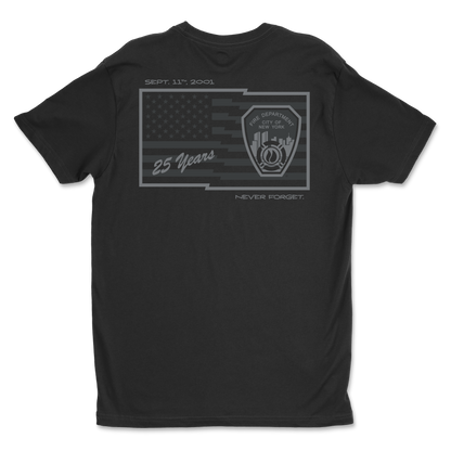 FDNY 9.11 25th Anniversary Subdued Tee
