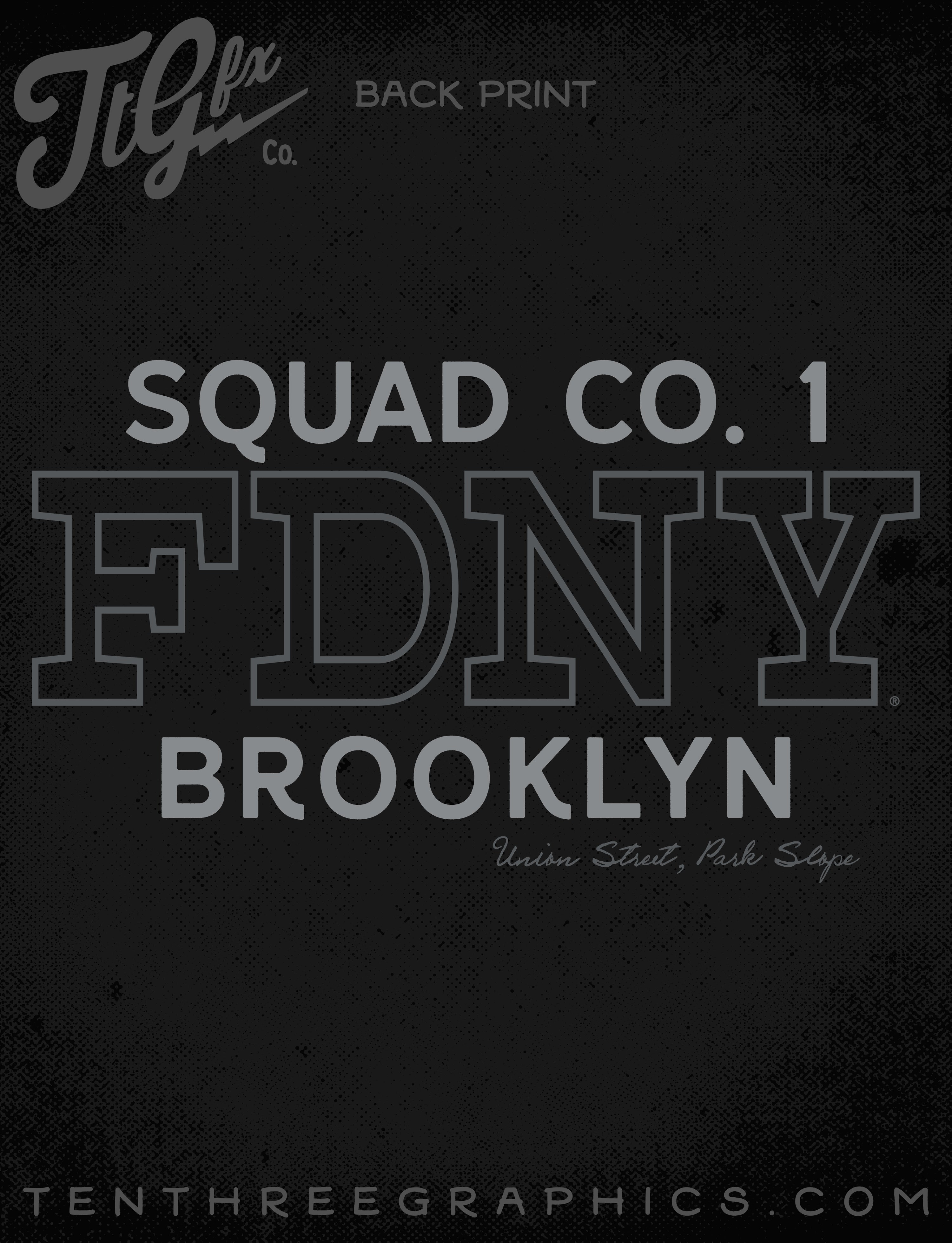 FDNY® Squad Co. 1 House Subdued Tee
