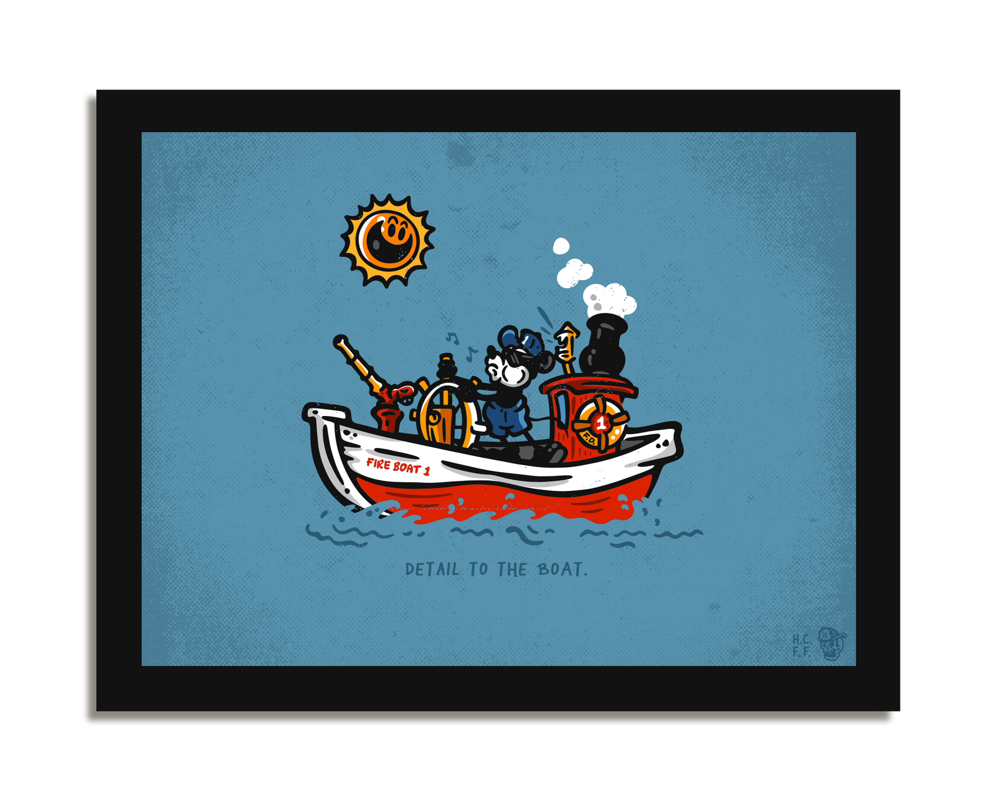 Marine Unit Willie Print