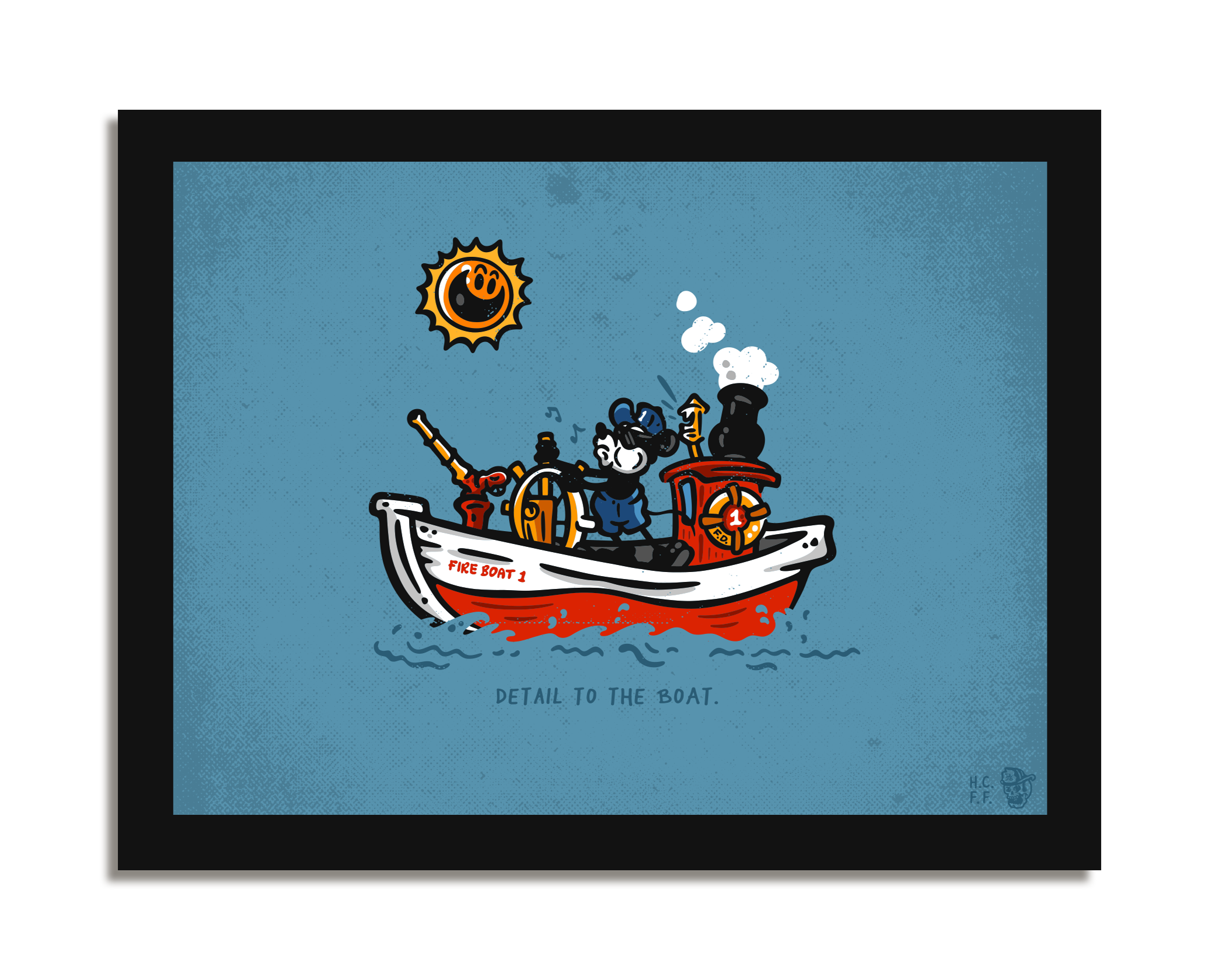 Marine Unit Willie Print