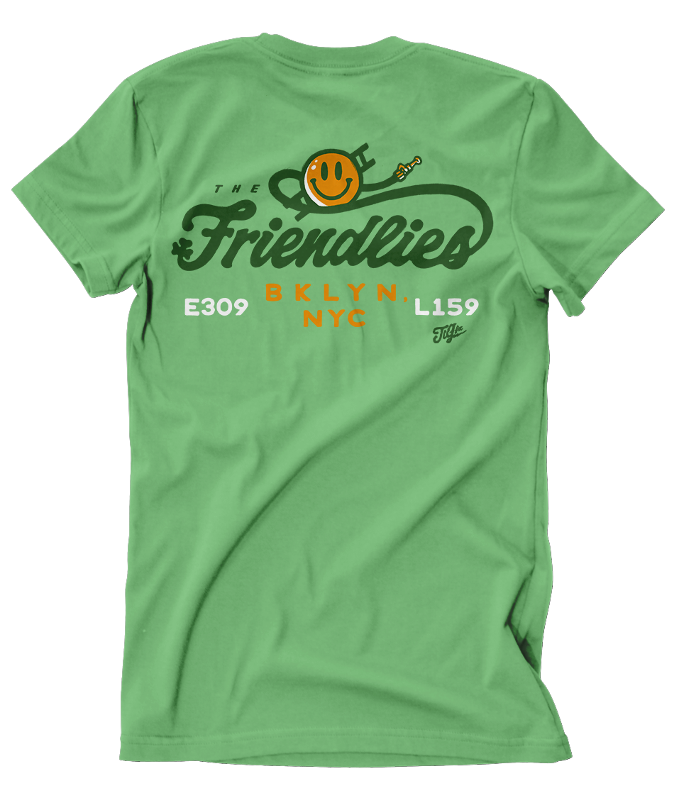 E309 L159 Friendlies St. Patrick's Club Tee