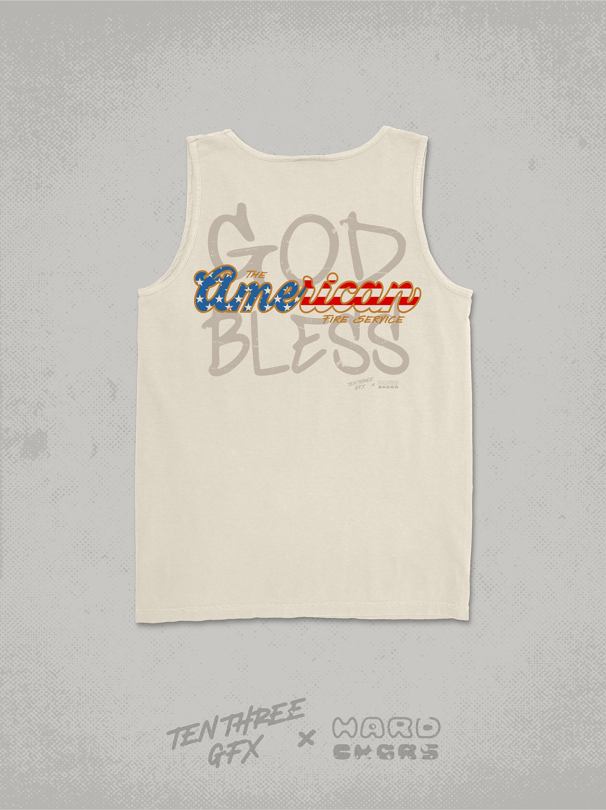 God Bless The American Fire Service Tank Top