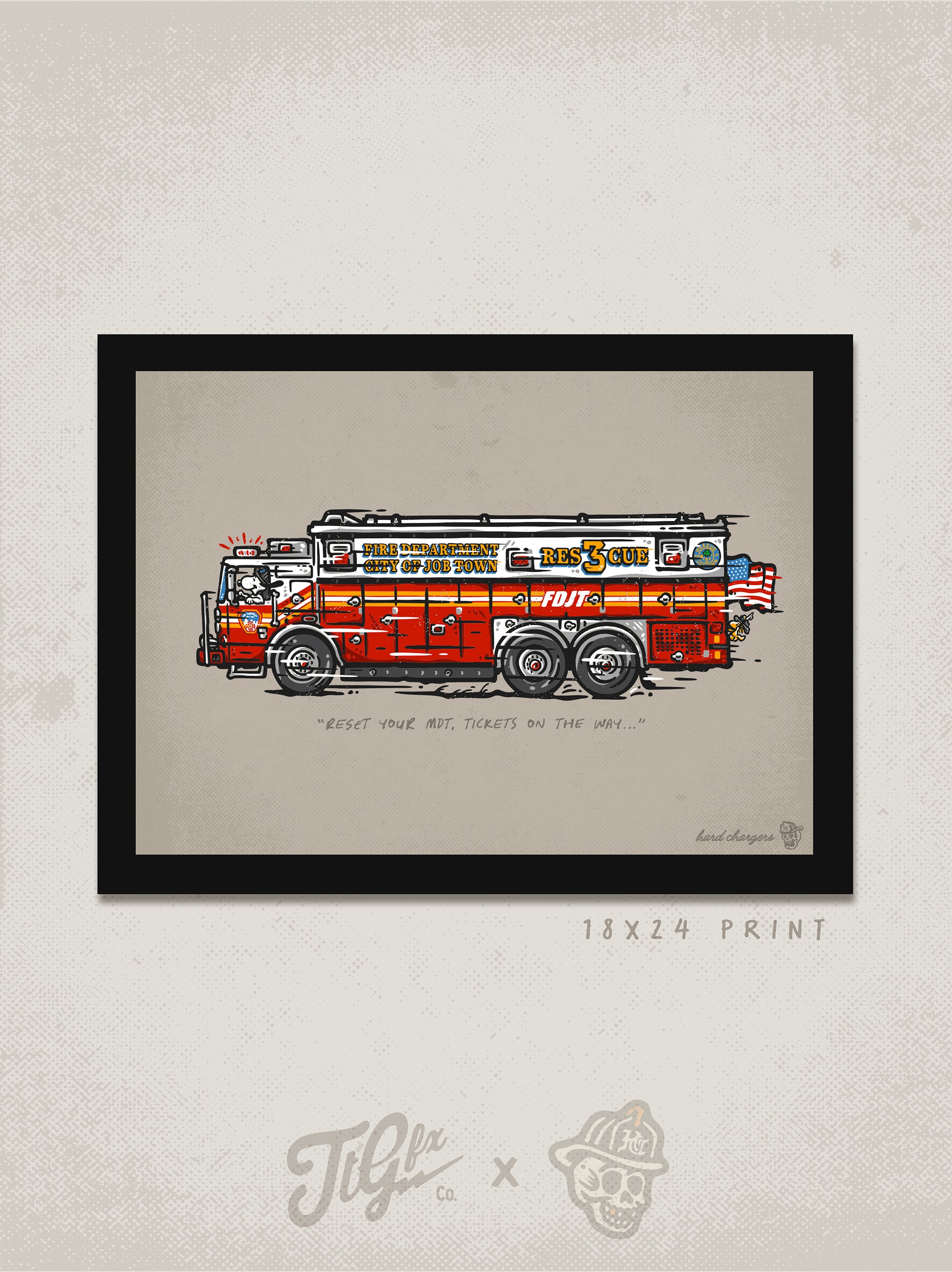 Goin to Work' Americana Print