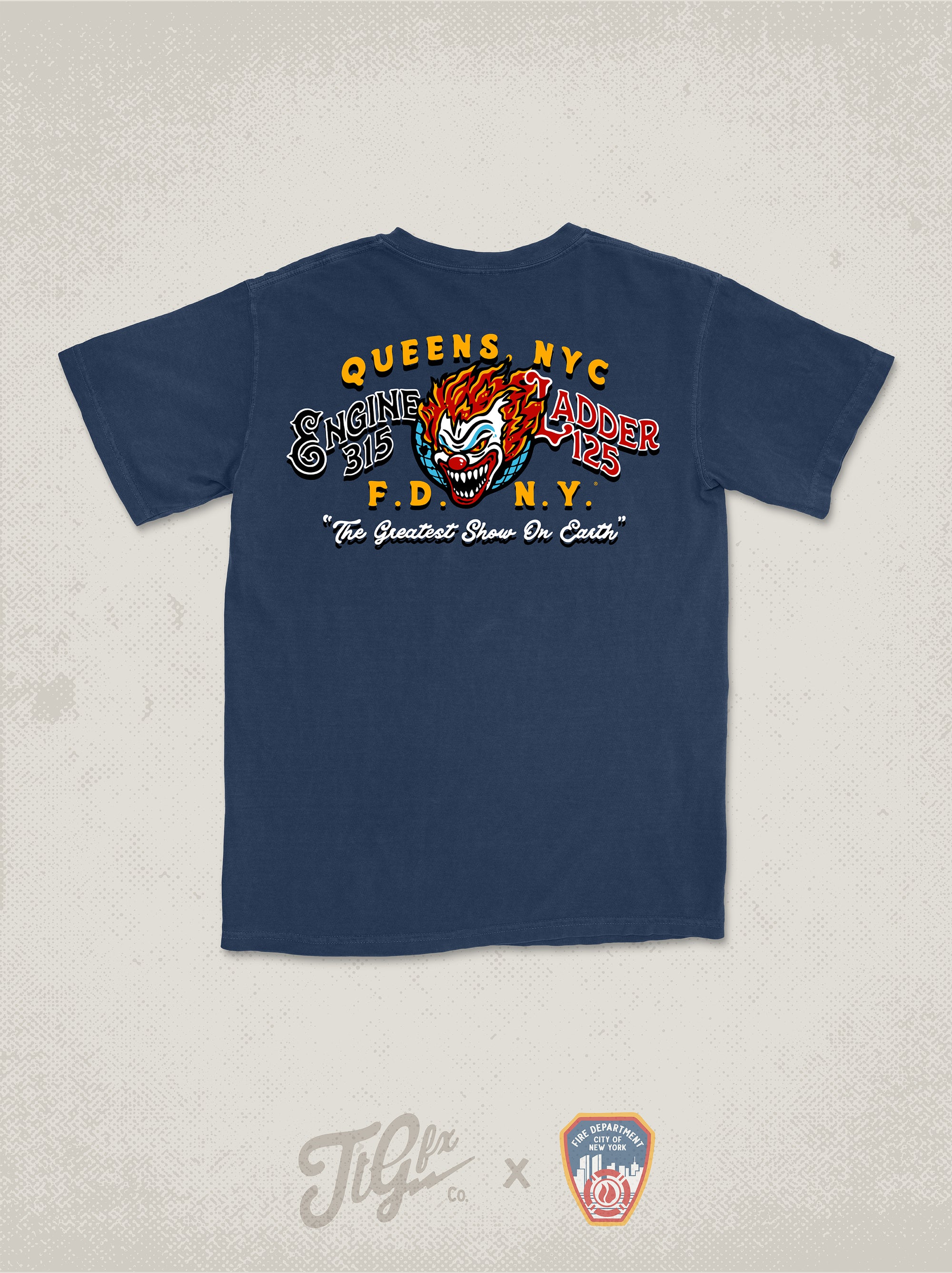 FDNY® E315 L125 " Greatest Show On Earth Tee "