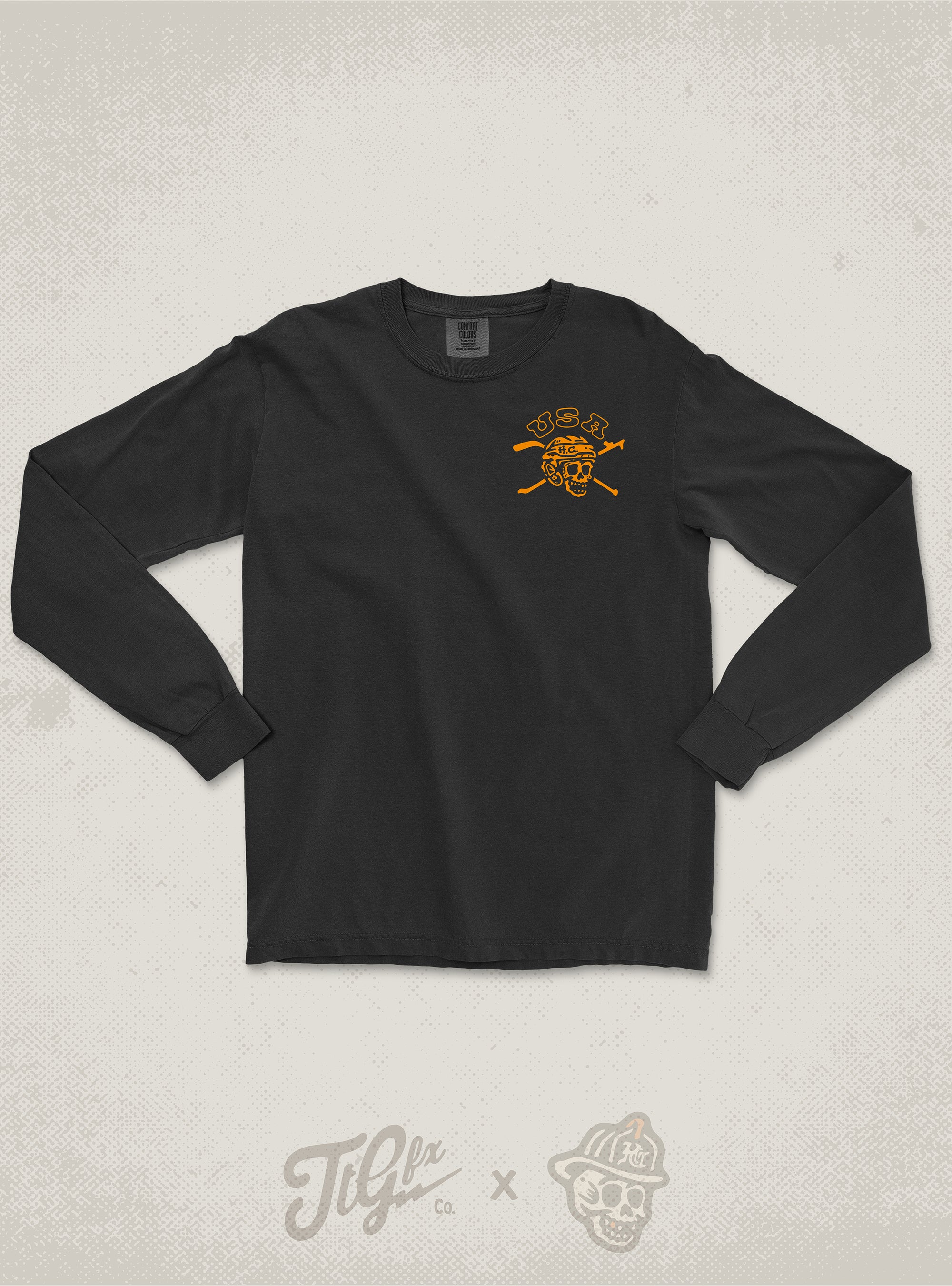 Hard Chargers In Gold USA Long Sleeve