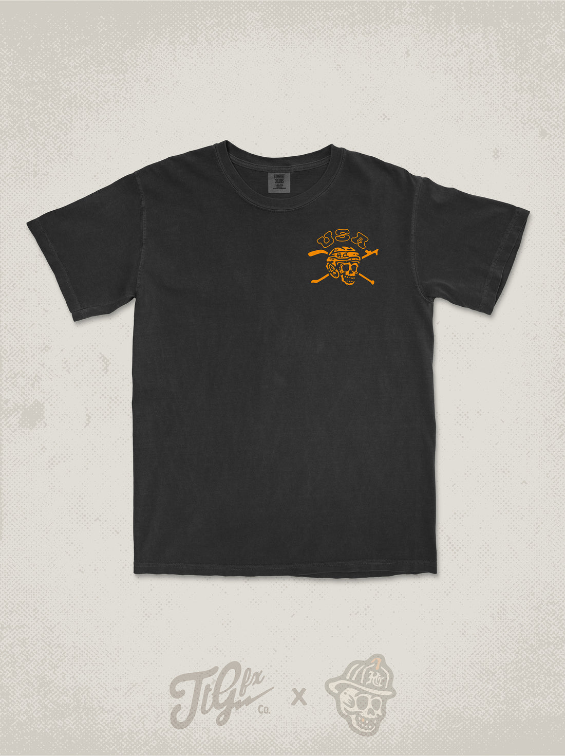 Hard Chargers In Gold USA Tee