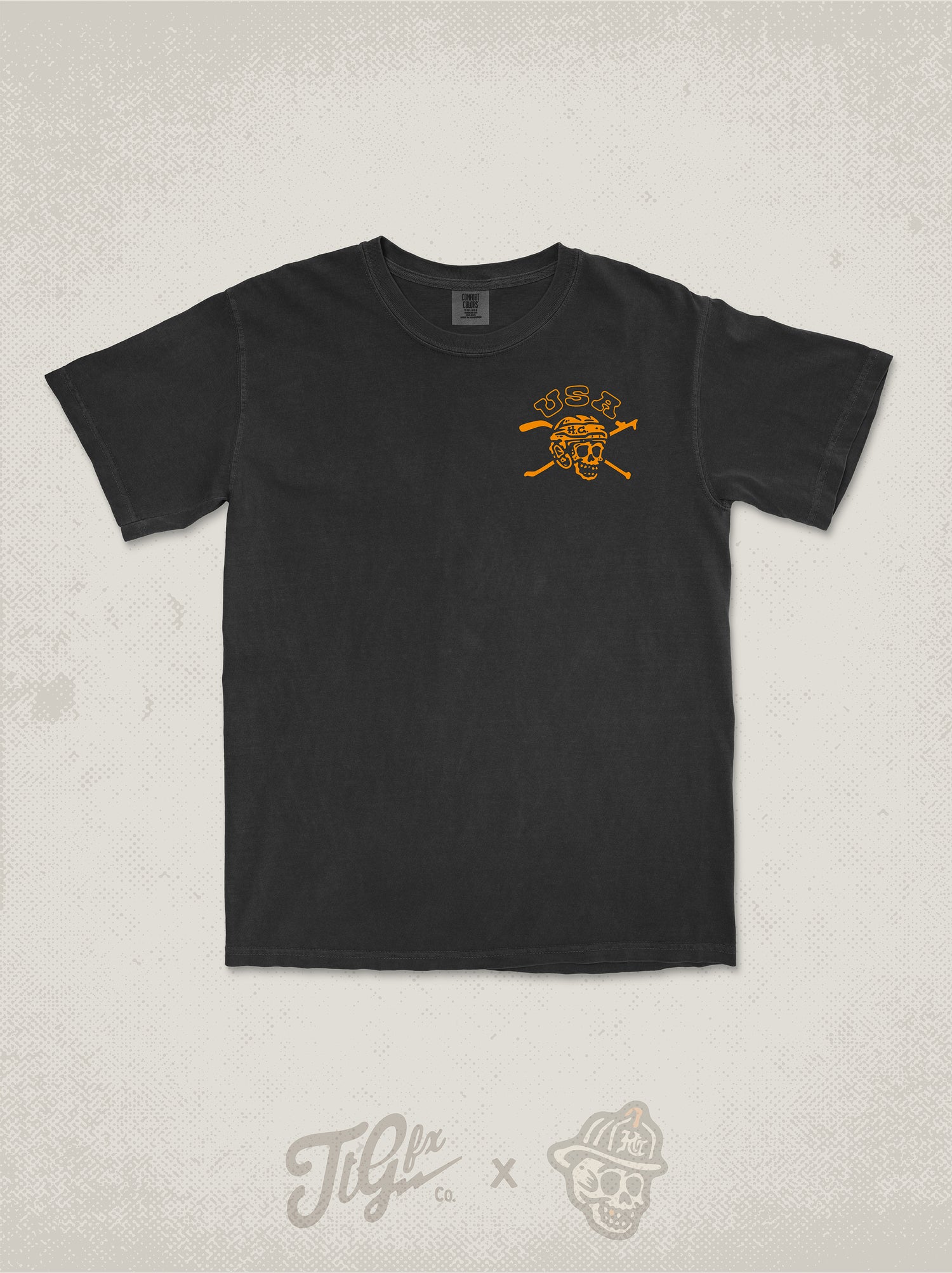 Hard Chargers In Gold USA Tee