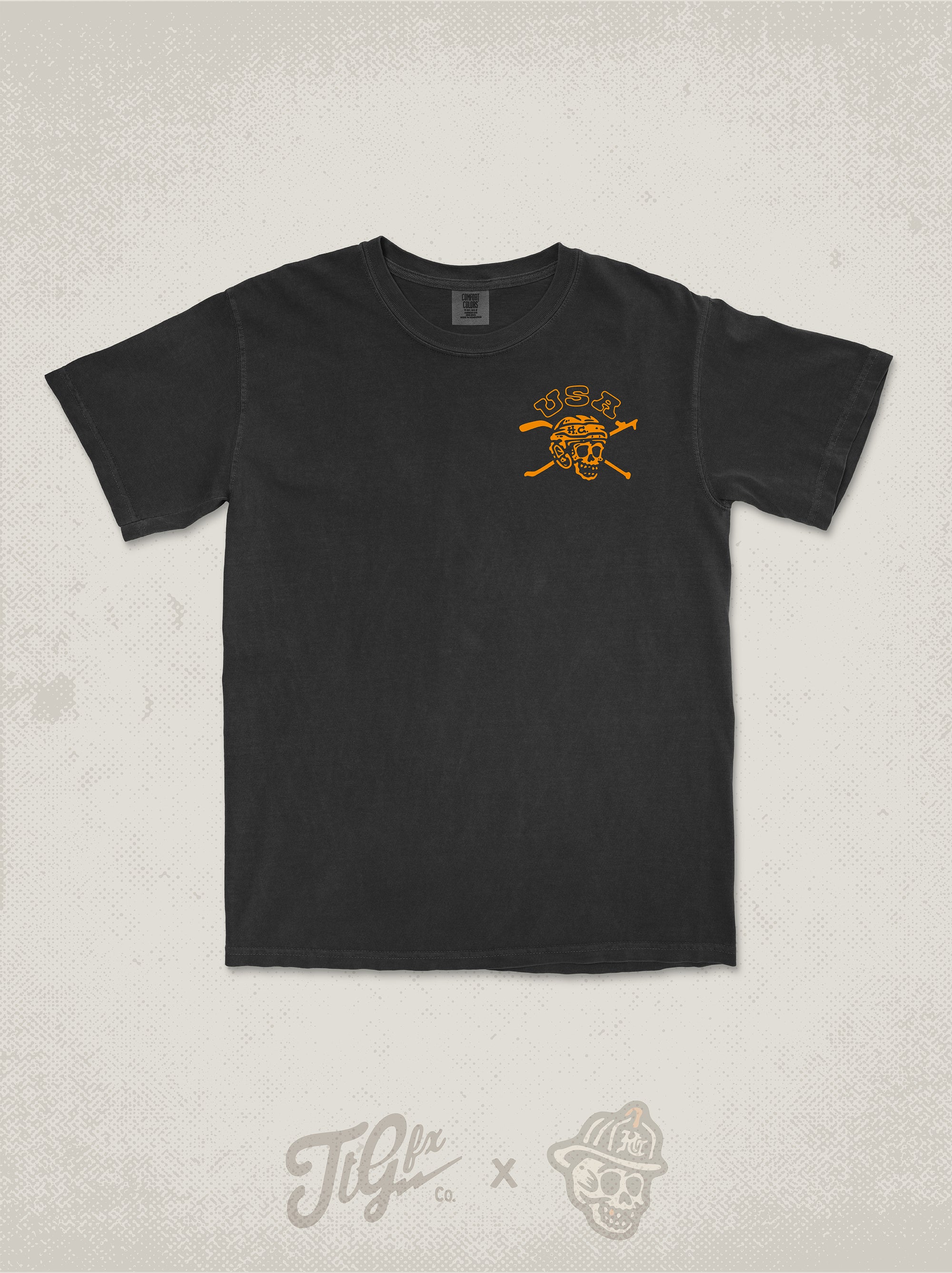 Hard Chargers In Gold USA Tee