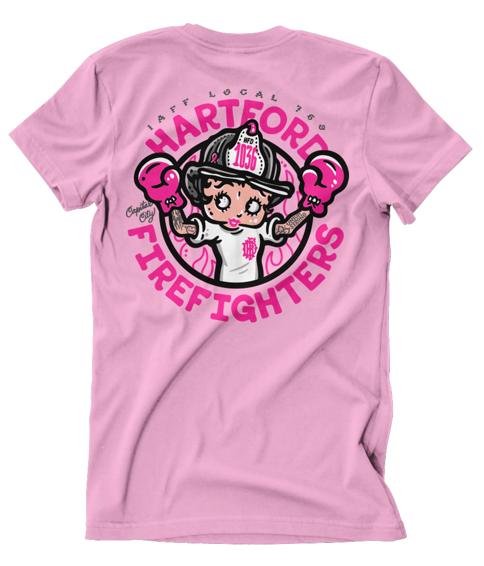 Hartford Fire Local 760 Pink 2024 Tee