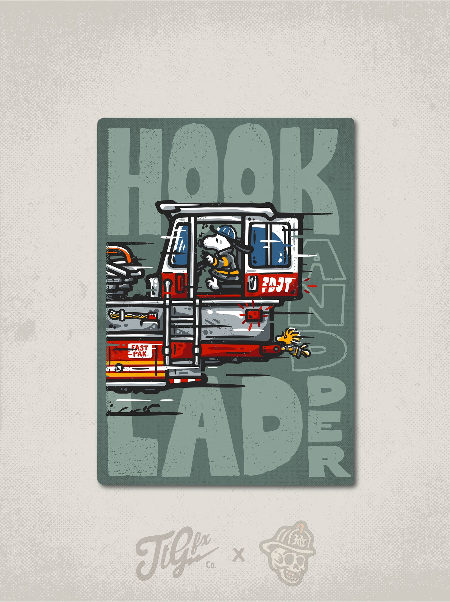 Hook &amp; Ladder Decal 1