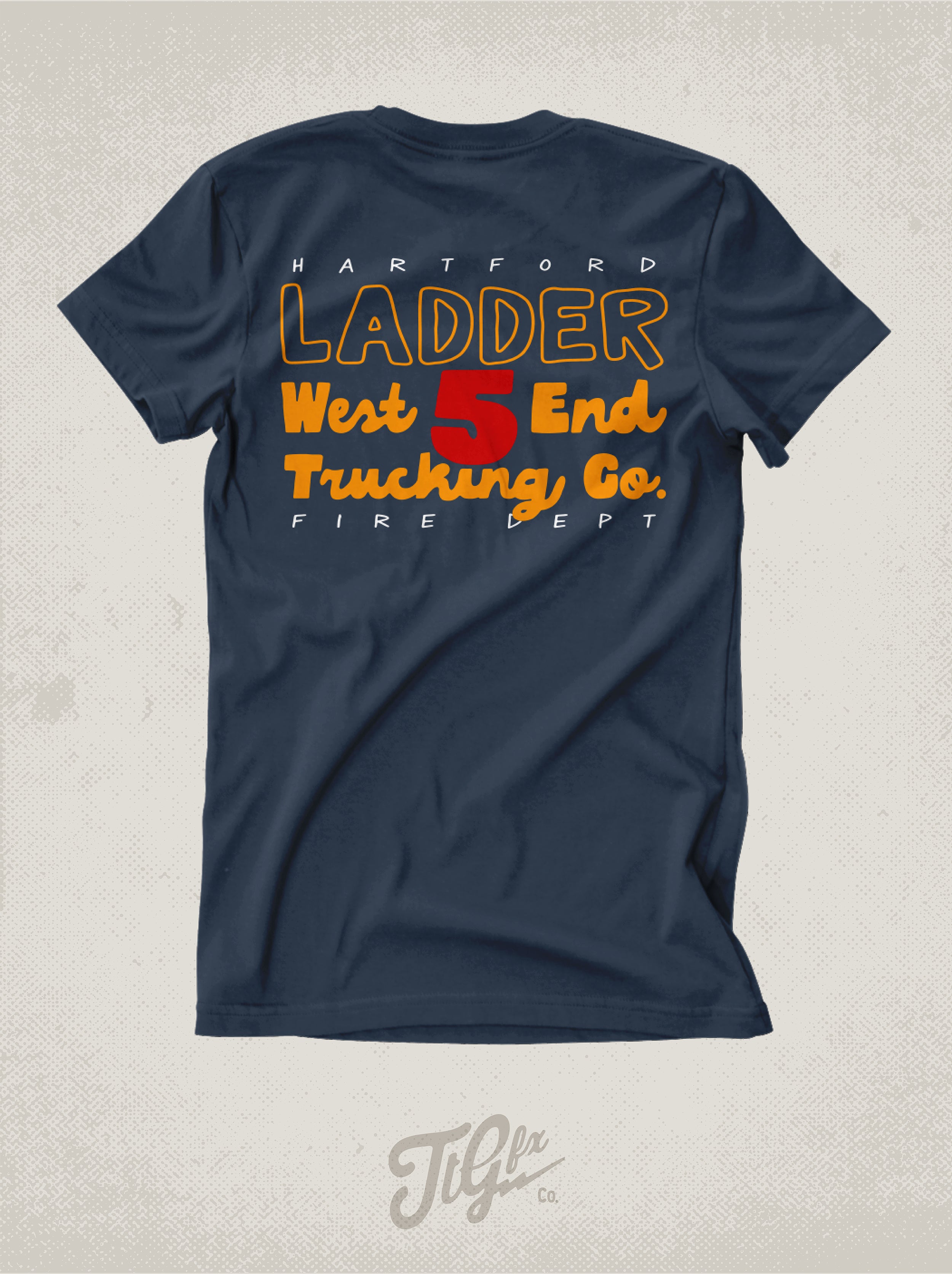 Hartford Fire Truck Co. 5 Club Tee