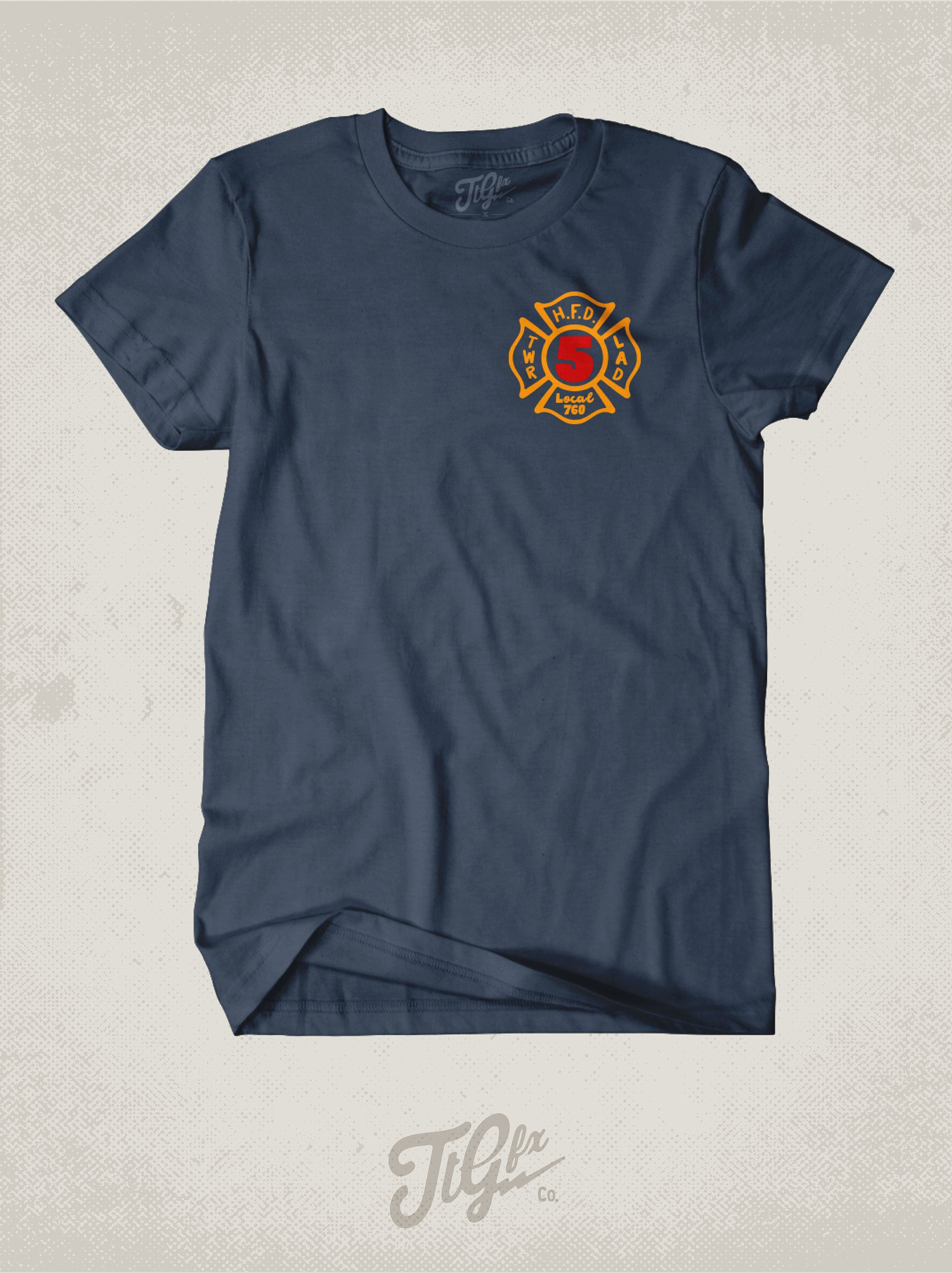 Hartford Fire Truck Co. 5 Club Tee