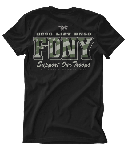 FDNY® Hillside Hurricanes &quot;Support Our Troops&quot; Tee