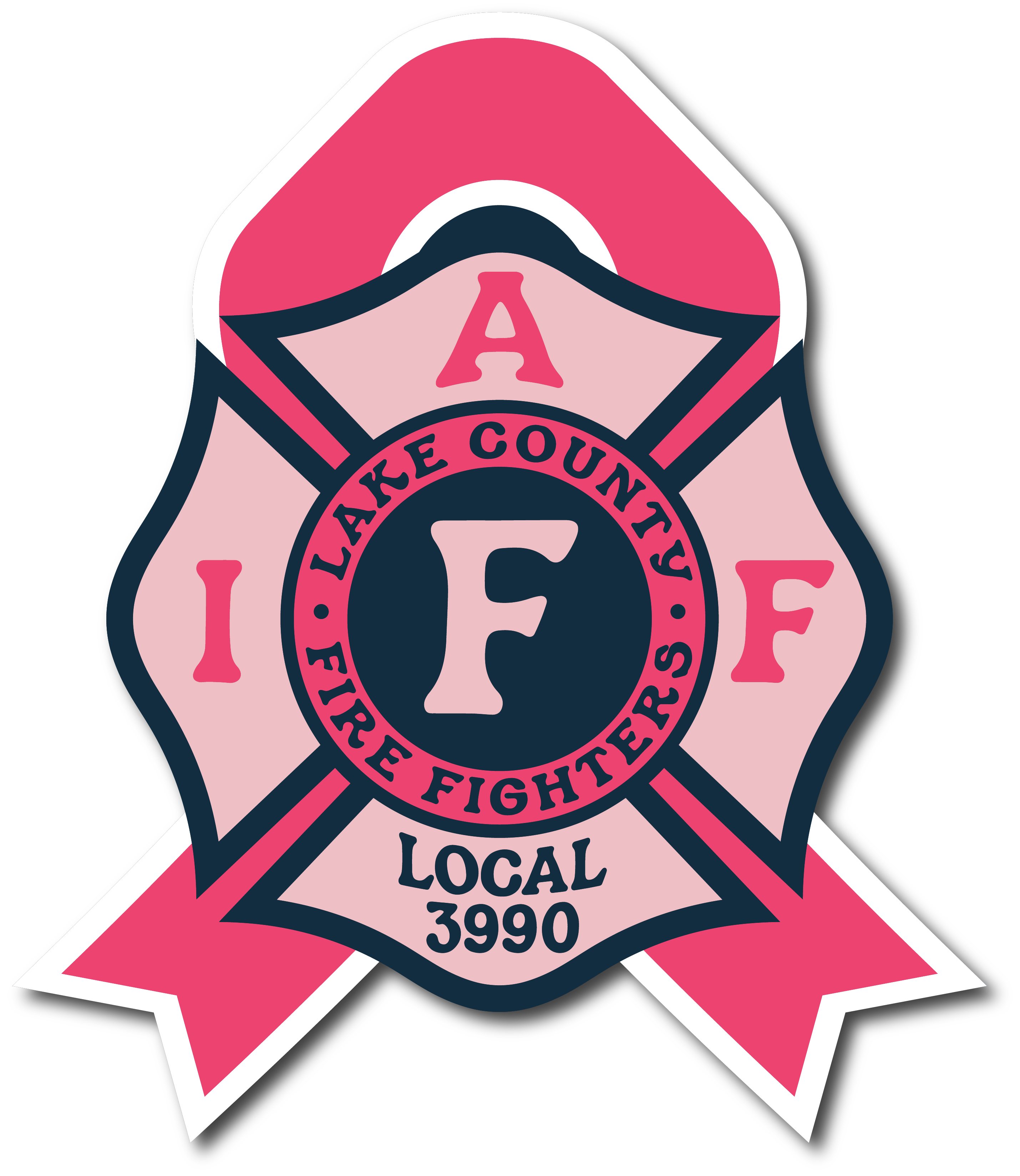 Lake County Pink 2023 Window Decal