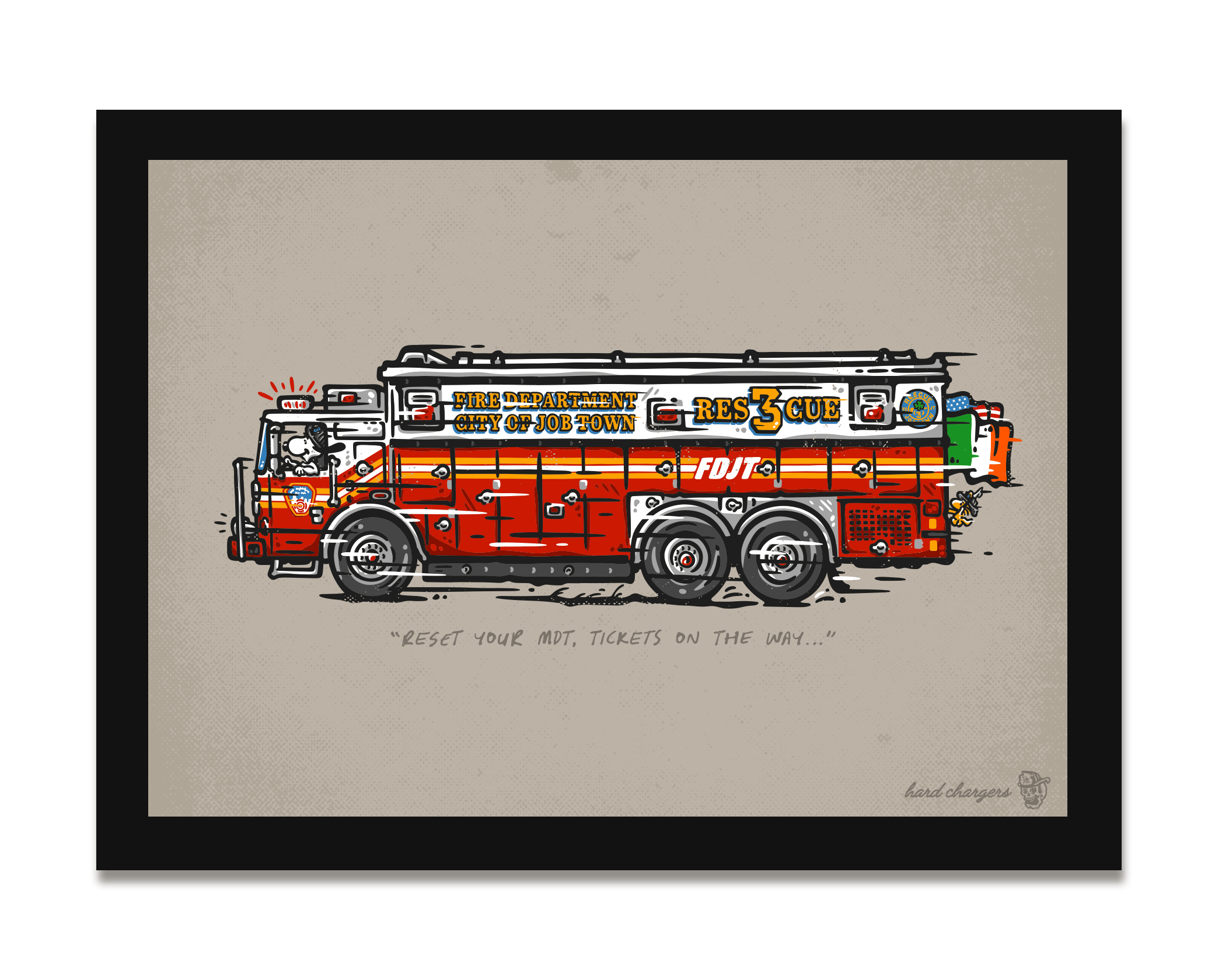 Goin to Work' Irish Rescue Print