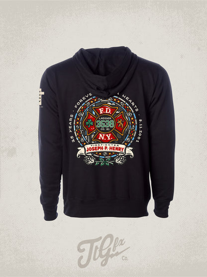 FDNY FF Joseph P. Henry 25th Anniv. 9/11 Hoodie