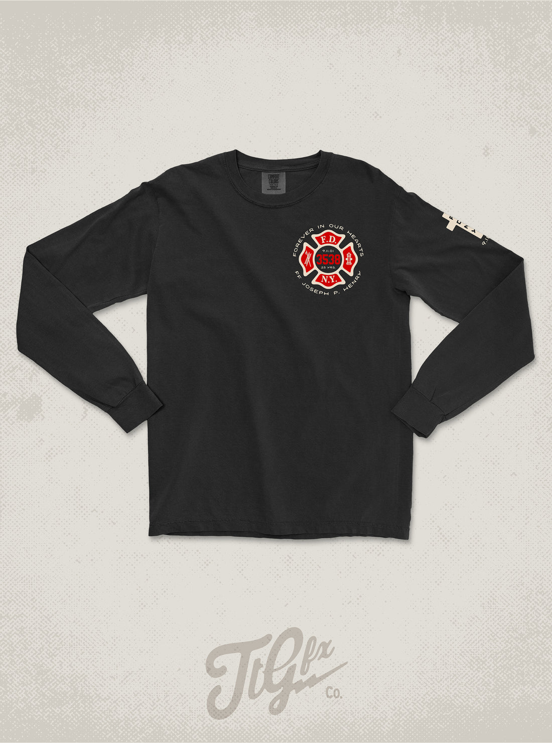 FDNY FF Joseph P. Henry 25th Anniv. 9/11 Long Sleeve