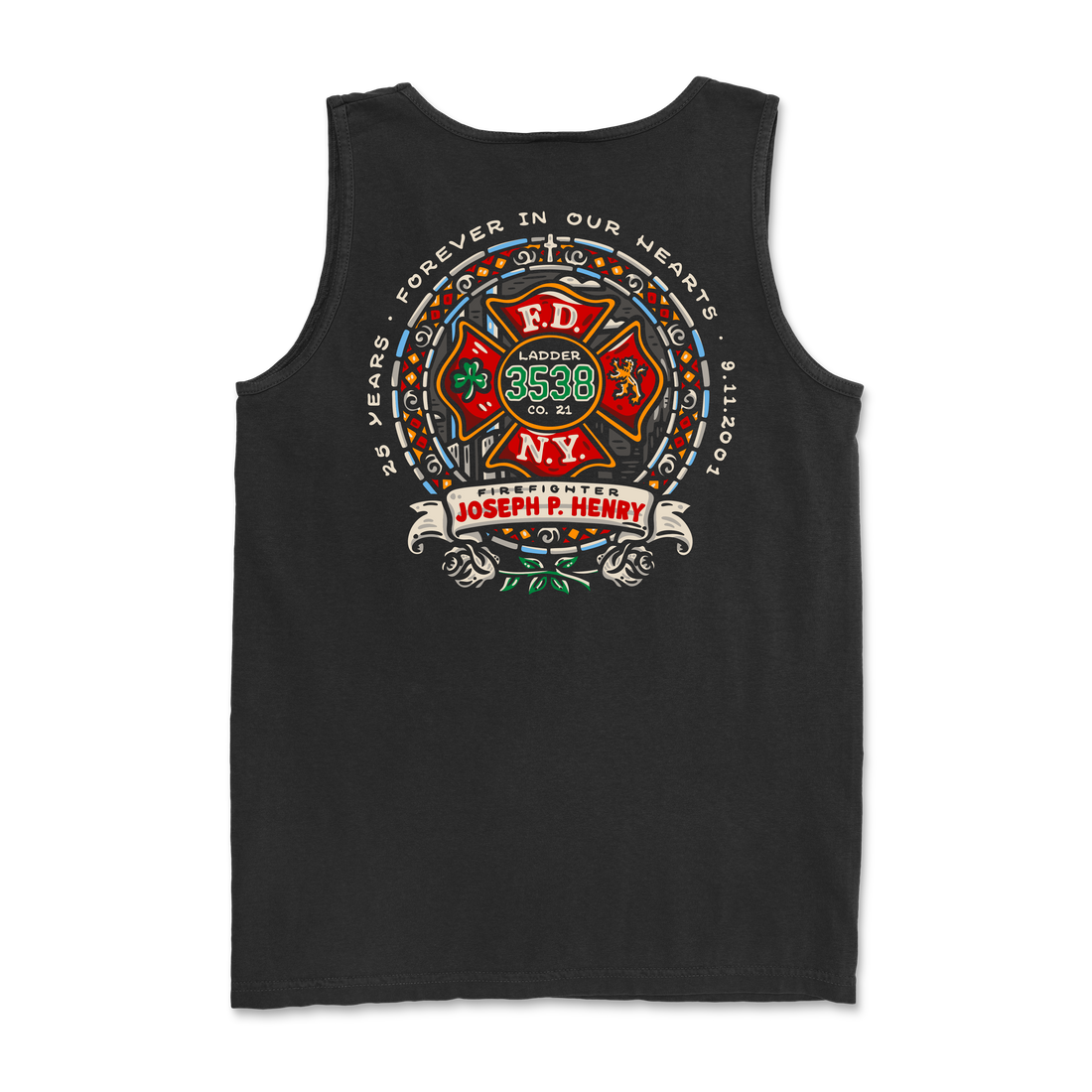 FDNY FF Joseph P. Henry 25th Anniv. 9/11 Tank Top