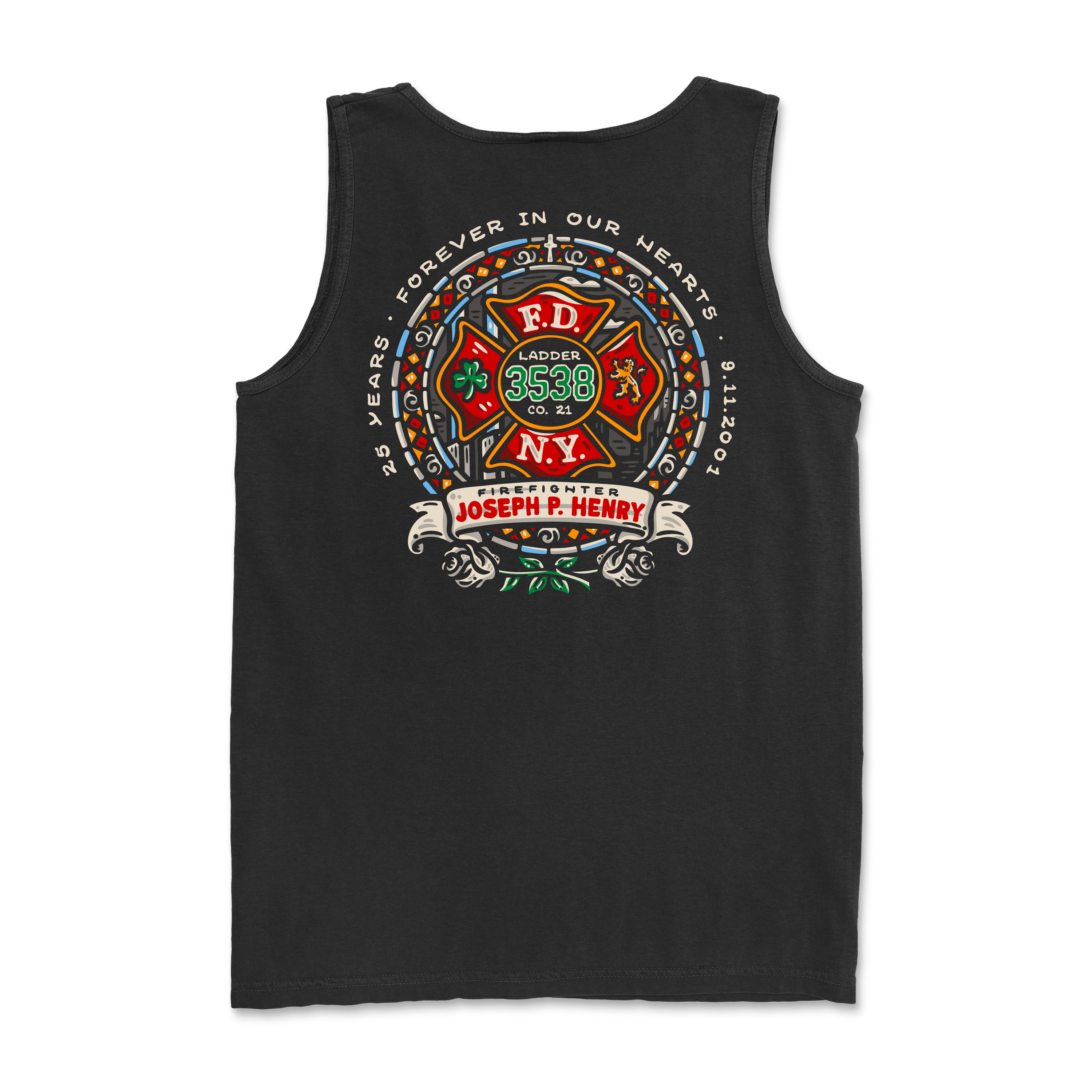 FDNY FF Joseph P. Henry 25th Anniv. 9/11 Tank Top