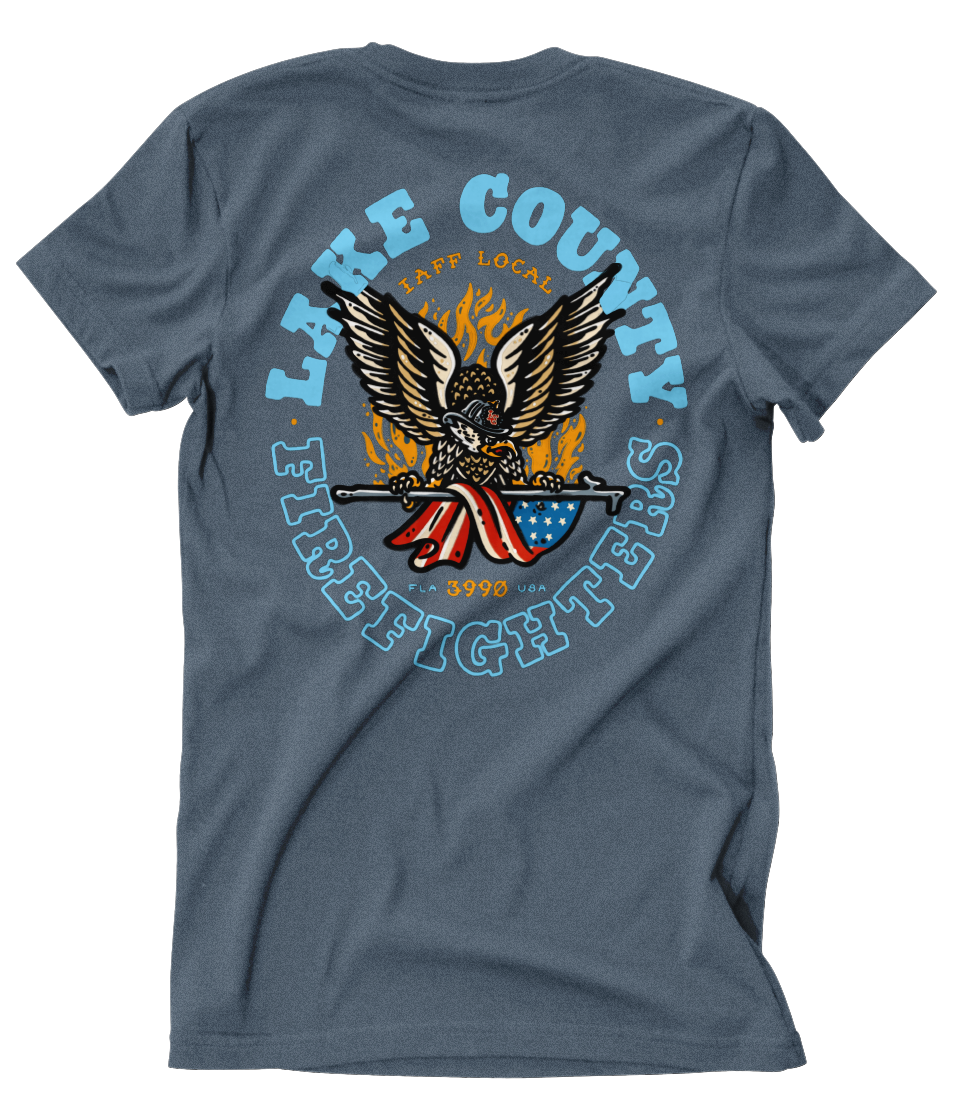 Lake County Firefighters "Americana Tee"