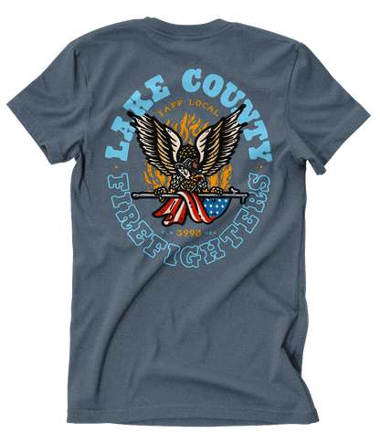 Lake County Firefighters &quot;Americana Tee&quot;