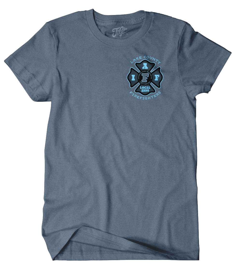 Lake County Firefighters "Americana Tee"
