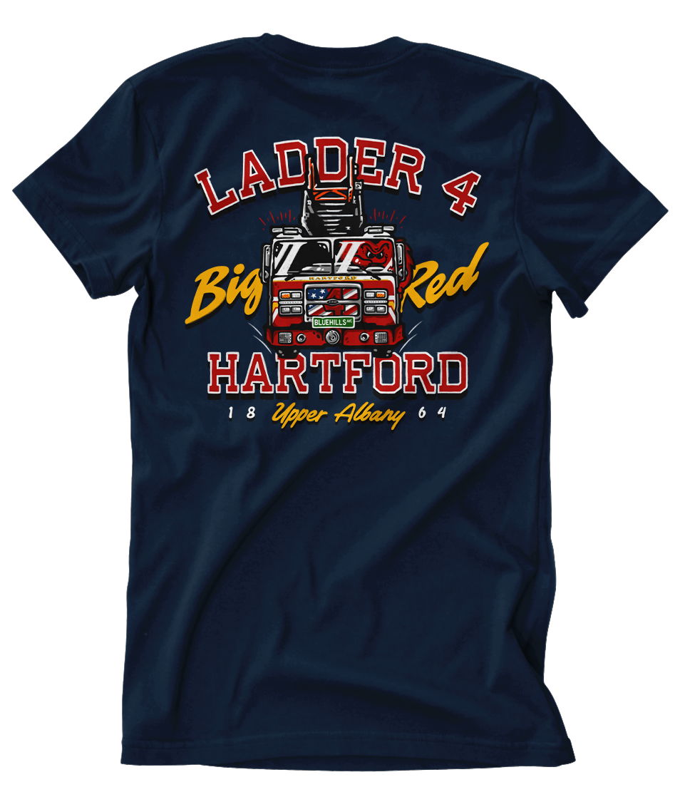 Hartford Fire Ladder 4 Club Tee